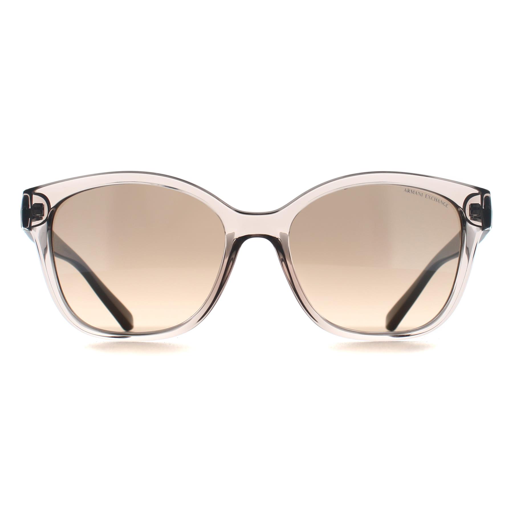 Cat Eye Transparent Brown Brown Mirror Silver Gradient AX4127S, Image 1 of 3