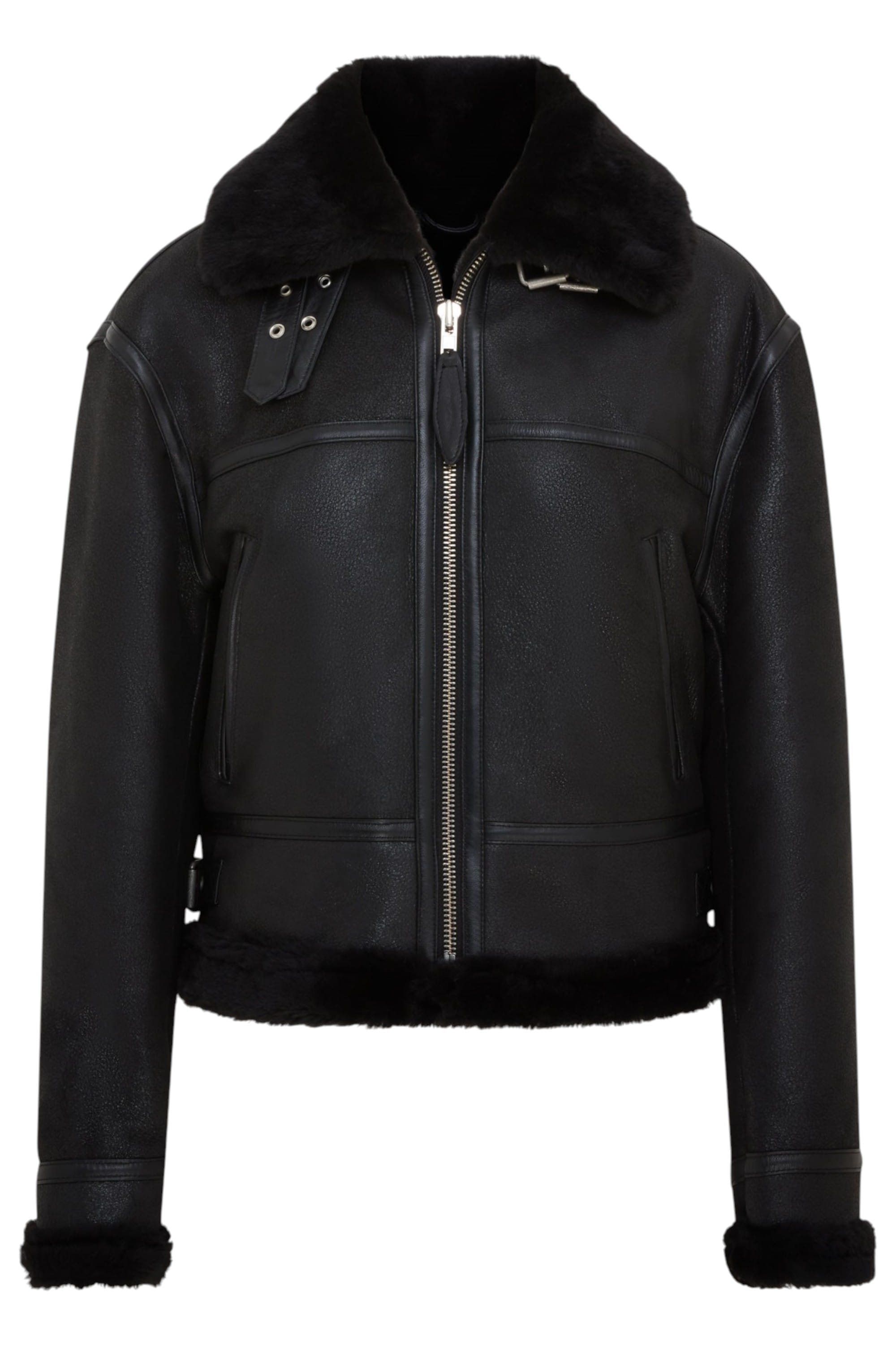 Black Bomber B3 Sheepskin Jacket -Akiak