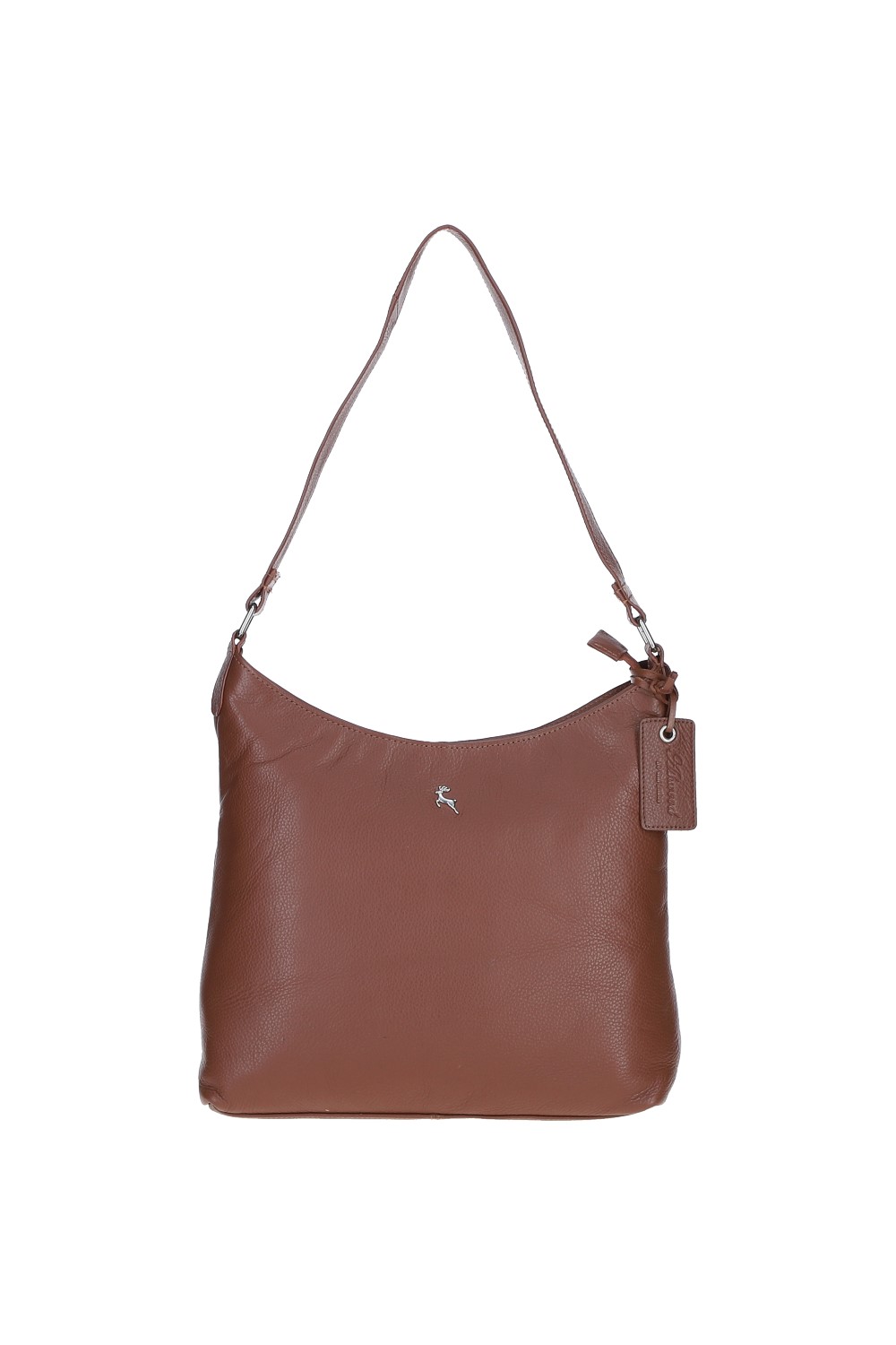 Brown Ashwood Leather Brown 'Antrim' Chic Real Leather Shoulder Bag, Image 1 of 4