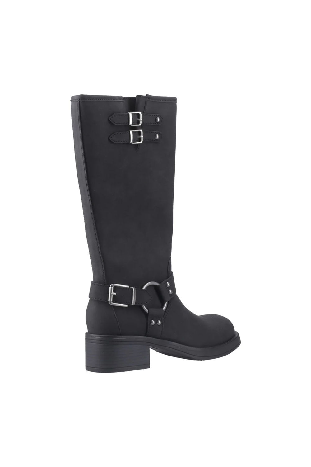 Black Nash Tall Biker Boots, Image 2 of 5