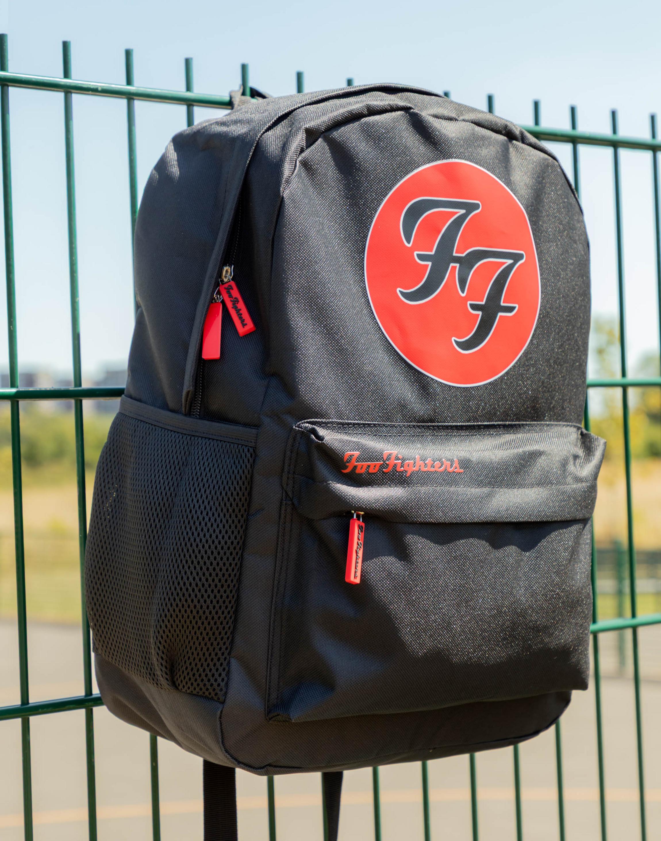 Black Foo Fighters Black Foo Fighters Logo One Backpack, Image 3 of 6