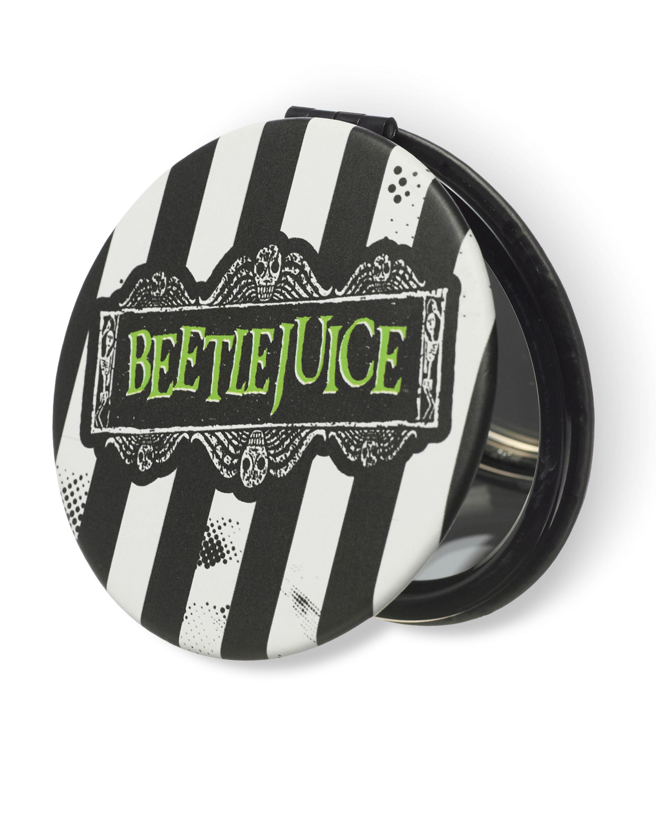 Multi Beetlejuice Stripey Logo One Makeup Bag, Image 6 of 6