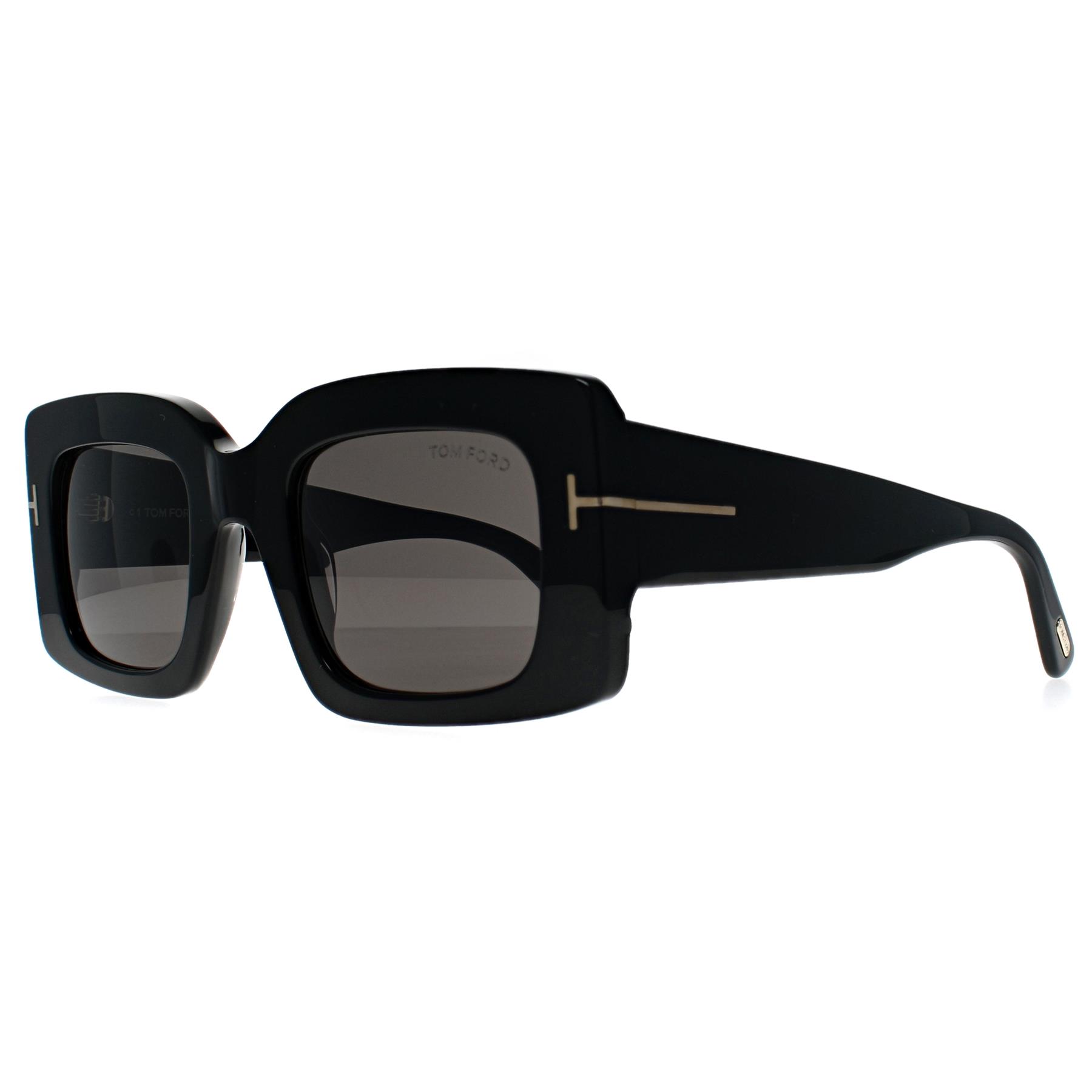 Black Square Shiny Black Grey with Light Mirror Brigitta FT1188, Image 2 of 3