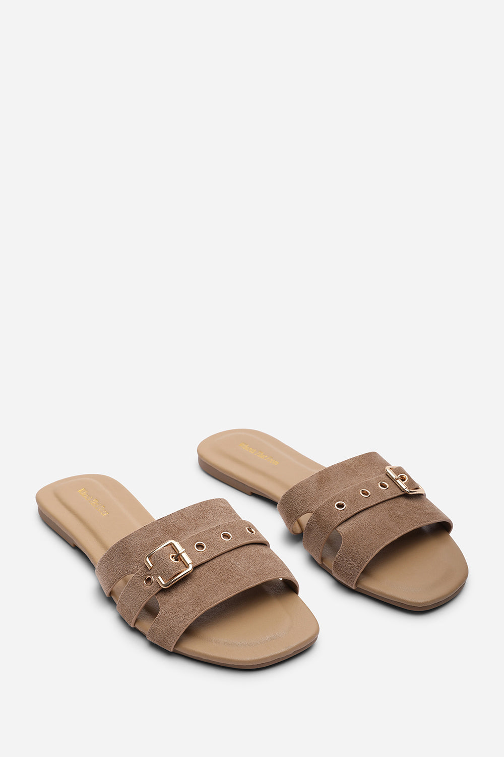 Camel Alvita Buckle Slide on Flat Slide On Sandal, Image 4 of 6