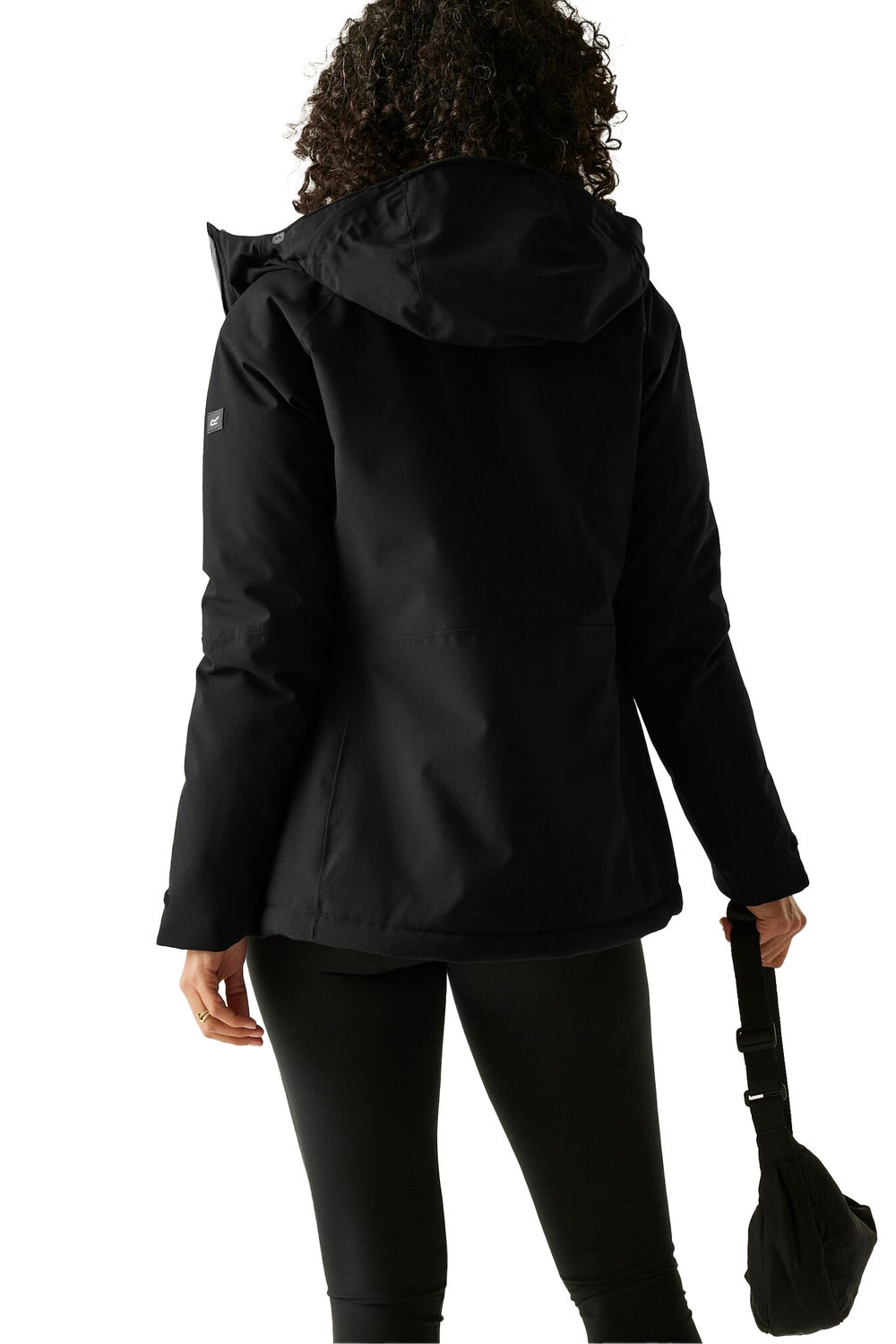 Black Highton Stretch Padded Jacket, Image 5 of 5