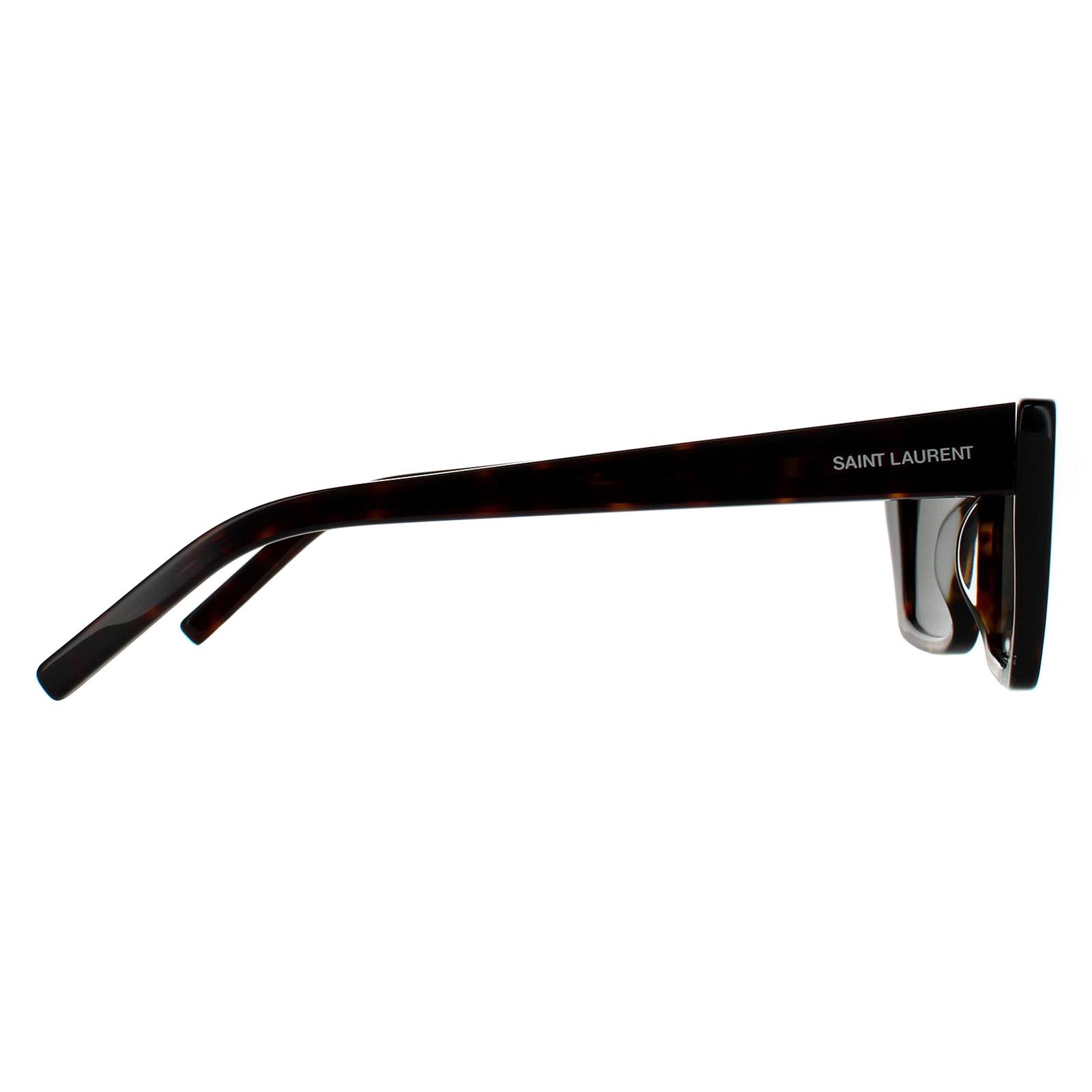 Brown Cat Eye Dark Havana Grey SL 276 MICA Sunglasses, Image 4 of 6