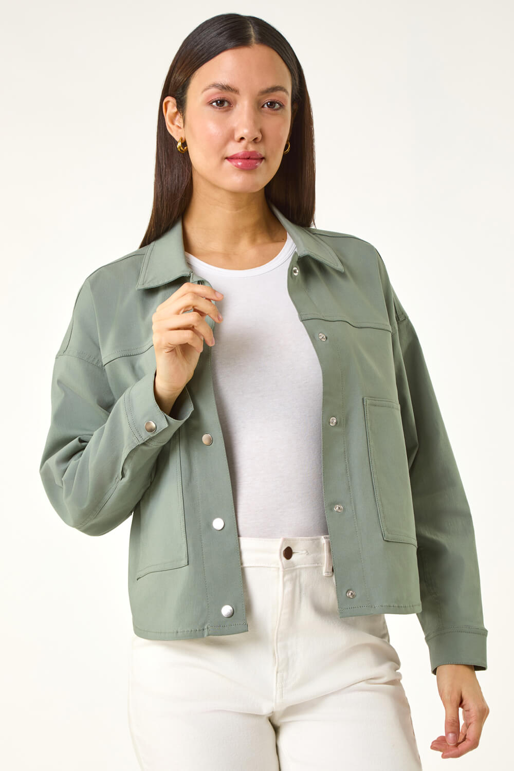Khaki Patch Pocket Jacket, Image 8 of 7