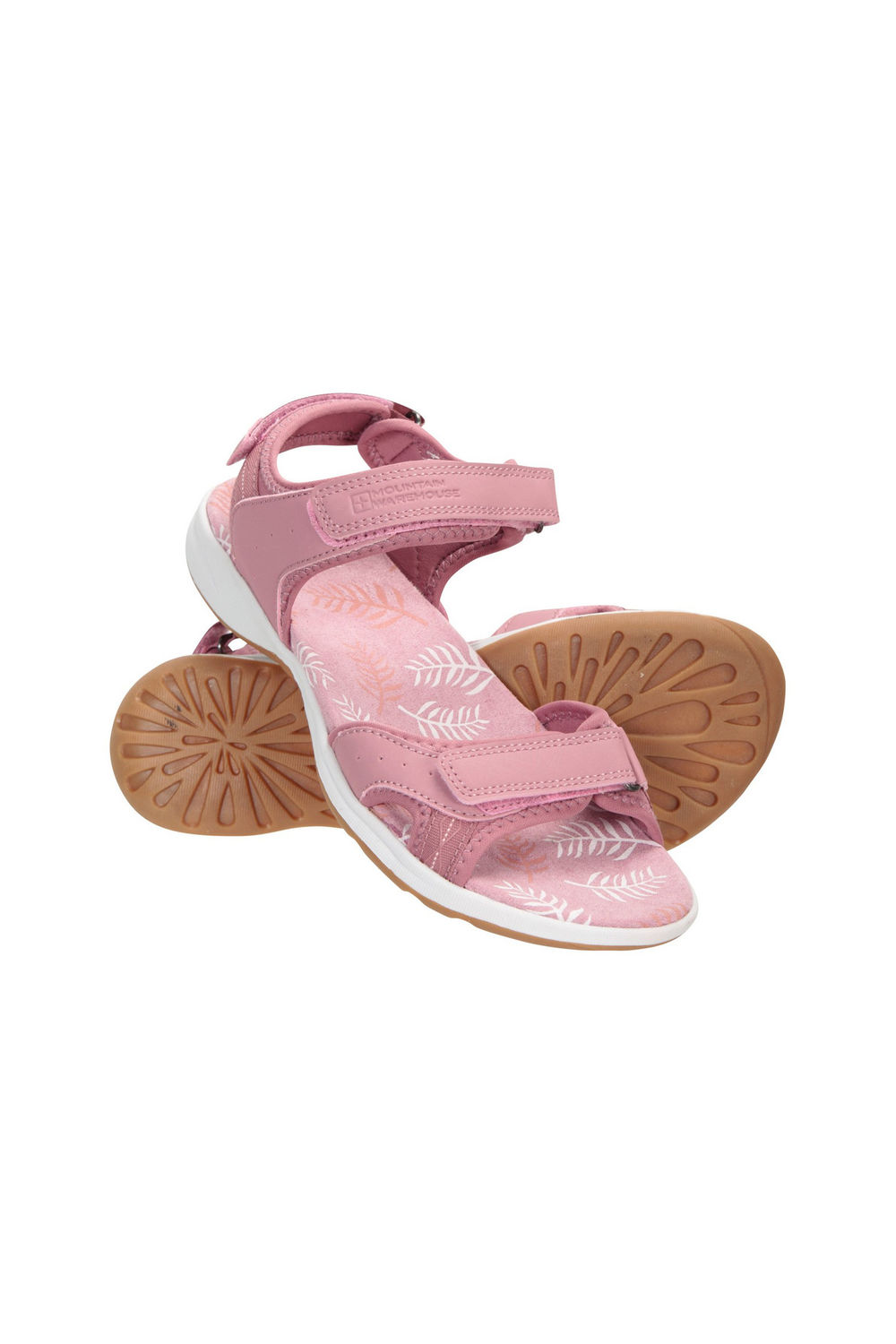 Pink Athens Leaves Sandals, Image 7 of 7