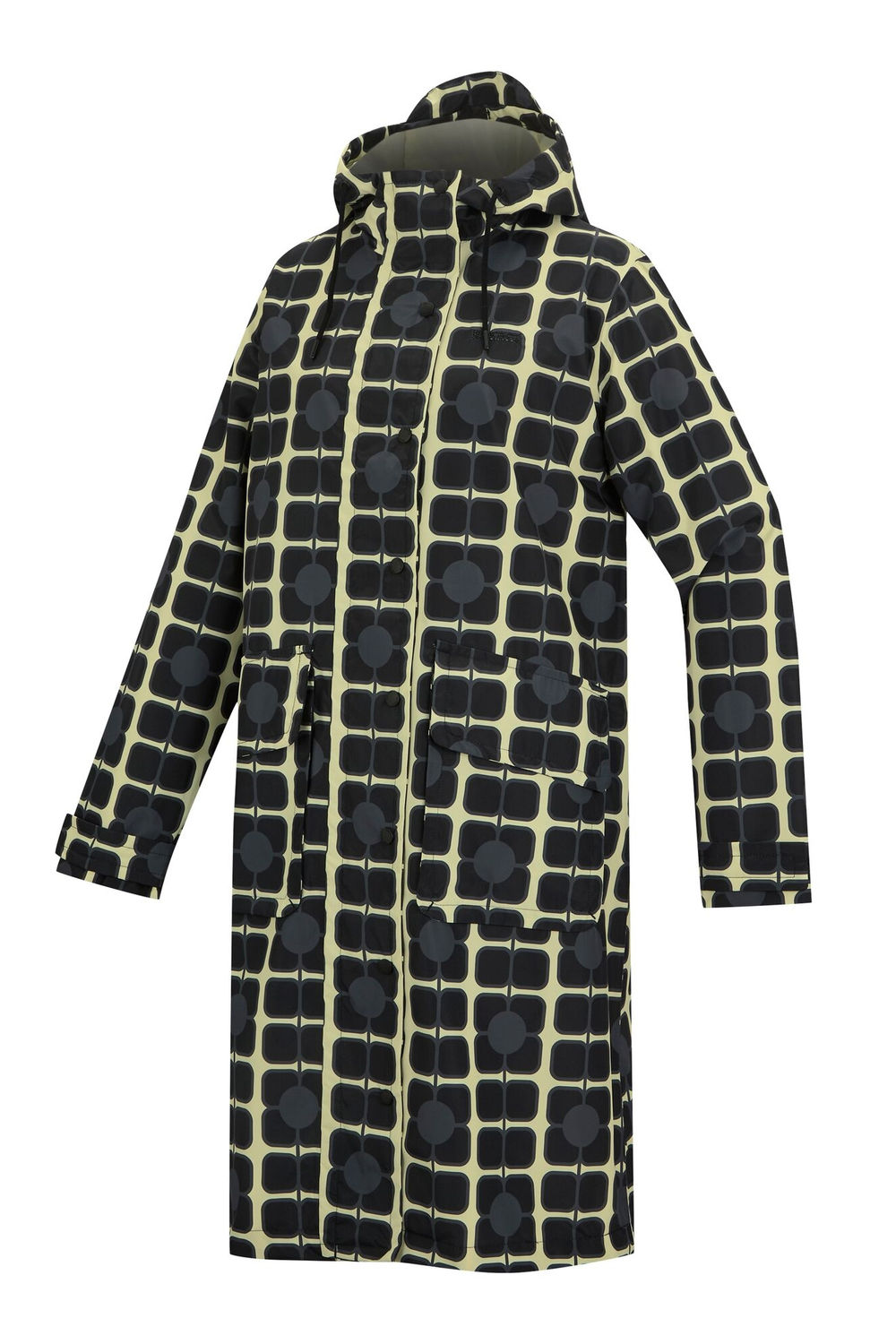 Multi Orla Kiely Poppy Long Jacket, Image 3 of 4