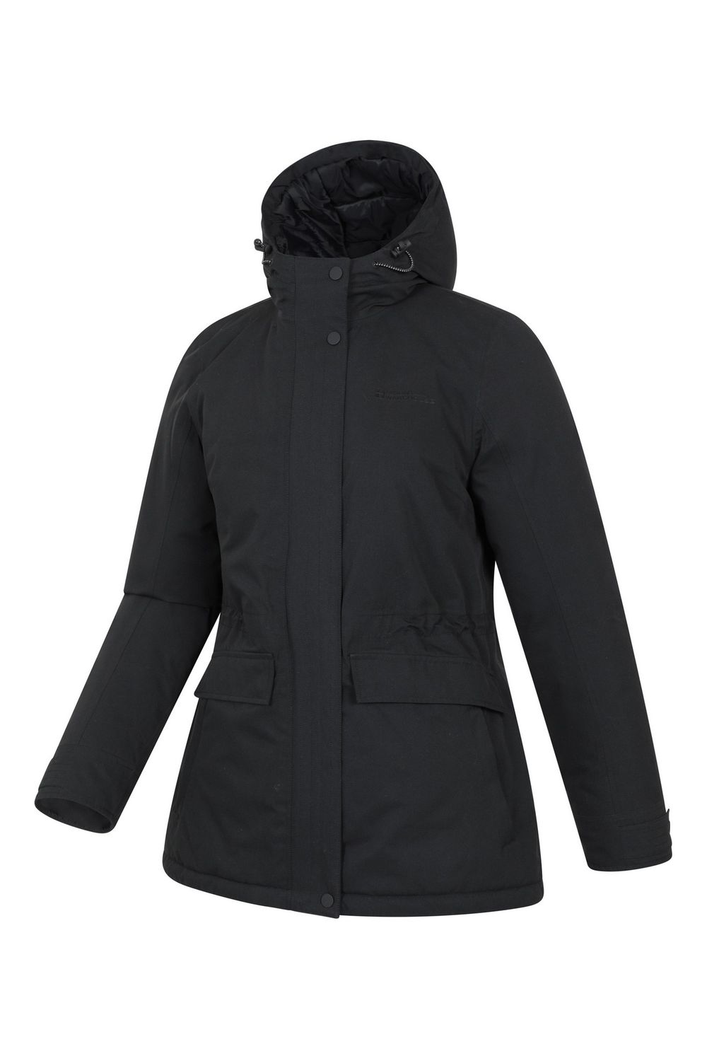 Black Mountain Warehouse Black Maple Waterproof Padded Jacket, Image 4 of 5