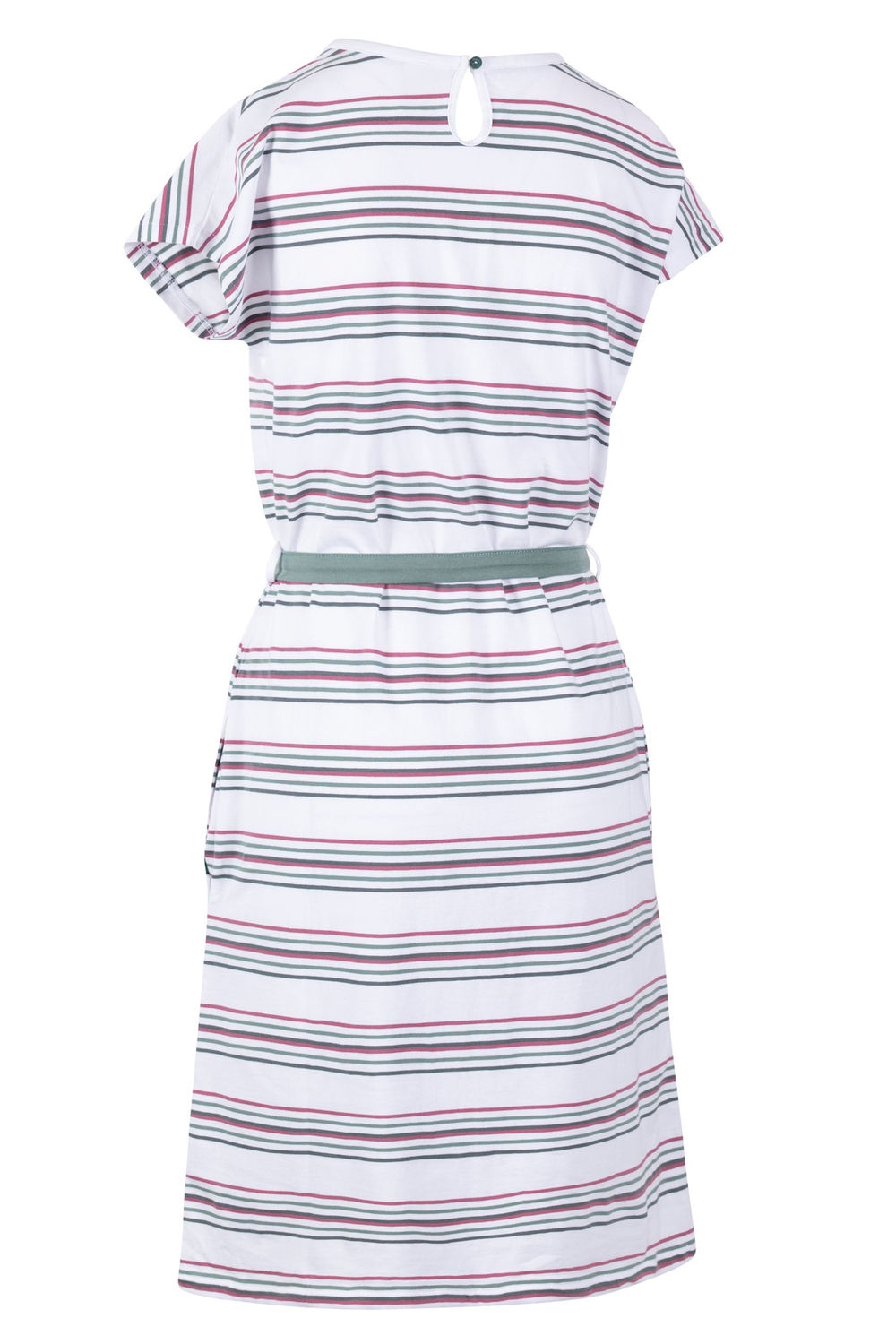 Multi Lidia Round Neck Cotton Dress, Image 2 of 5