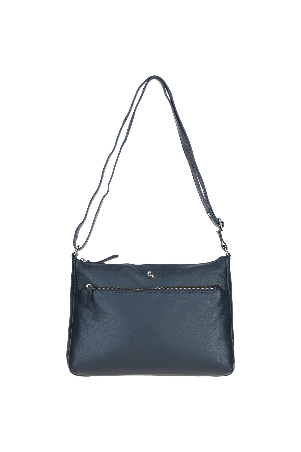 Navy 'Balmoral' Real Leather Shoulder Bag, Image 2 of 4