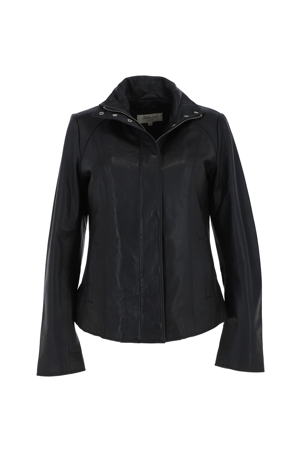 Black Ashwood Leather Black 'Juliet' Real Leather Jacket, Image 2 of 5