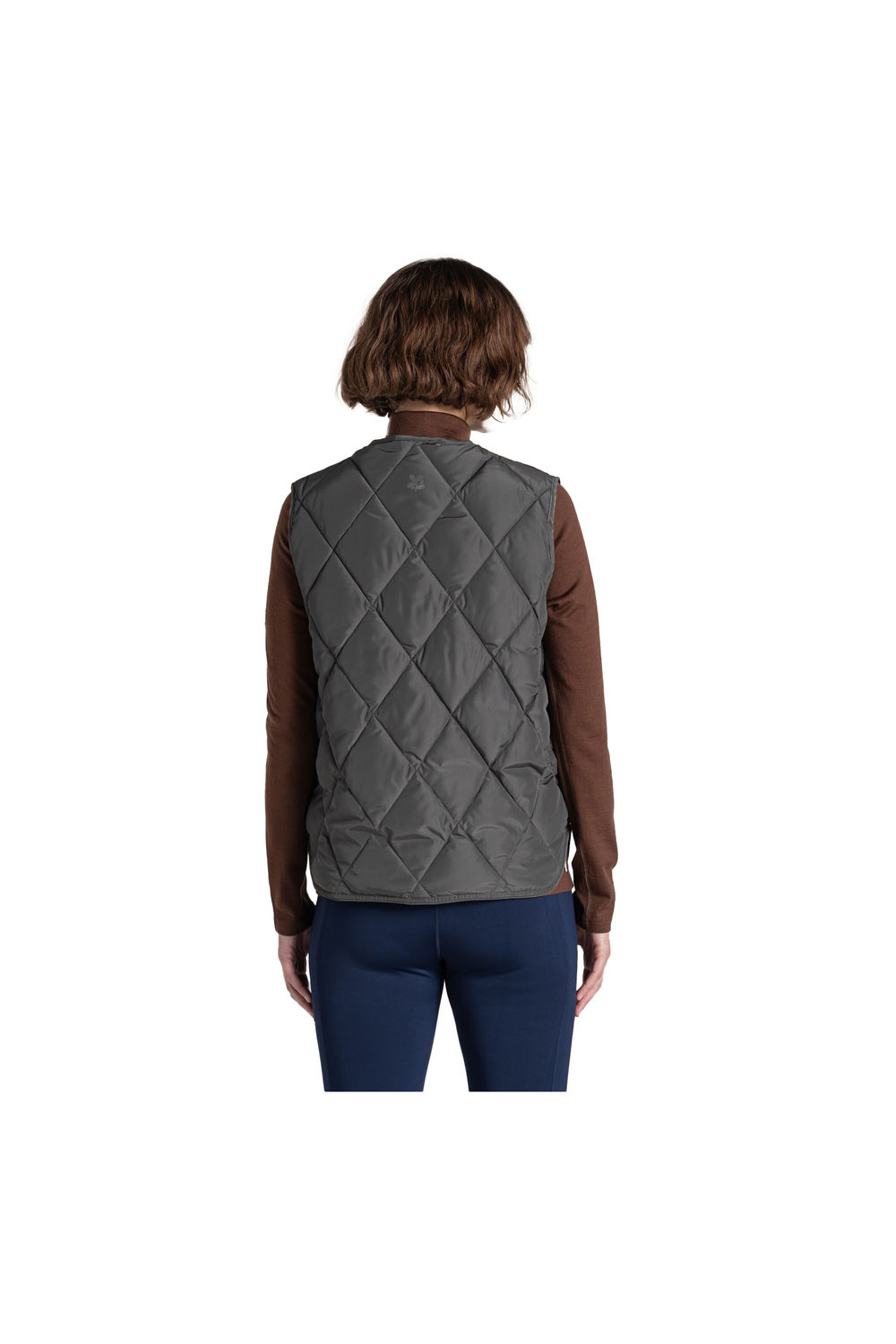 Dark Green National Trust Borage Body Warmer, Image 3 of 3
