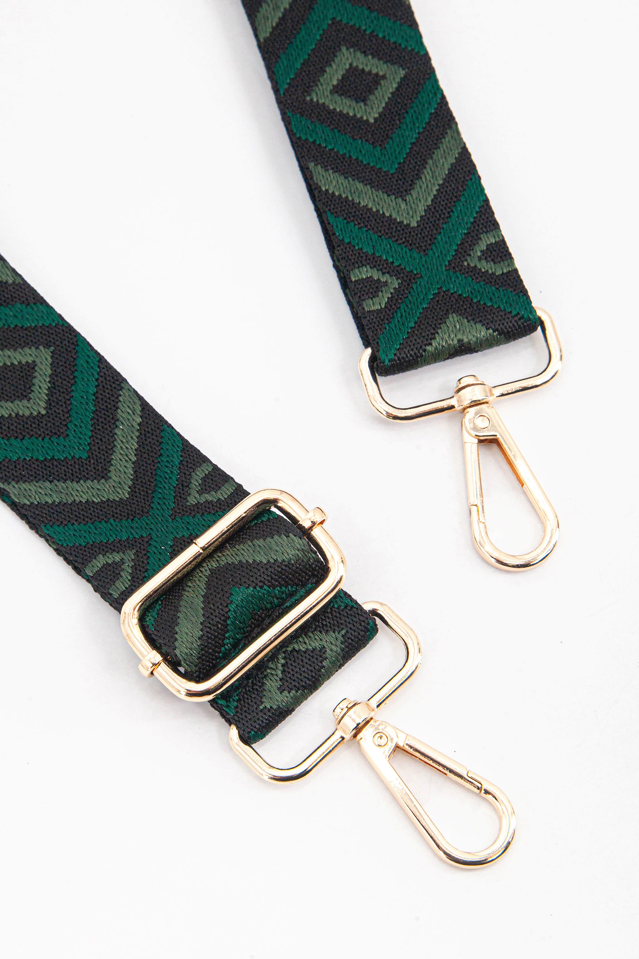 Khaki Aztec Woven Bag Strap, Image 2 of 4