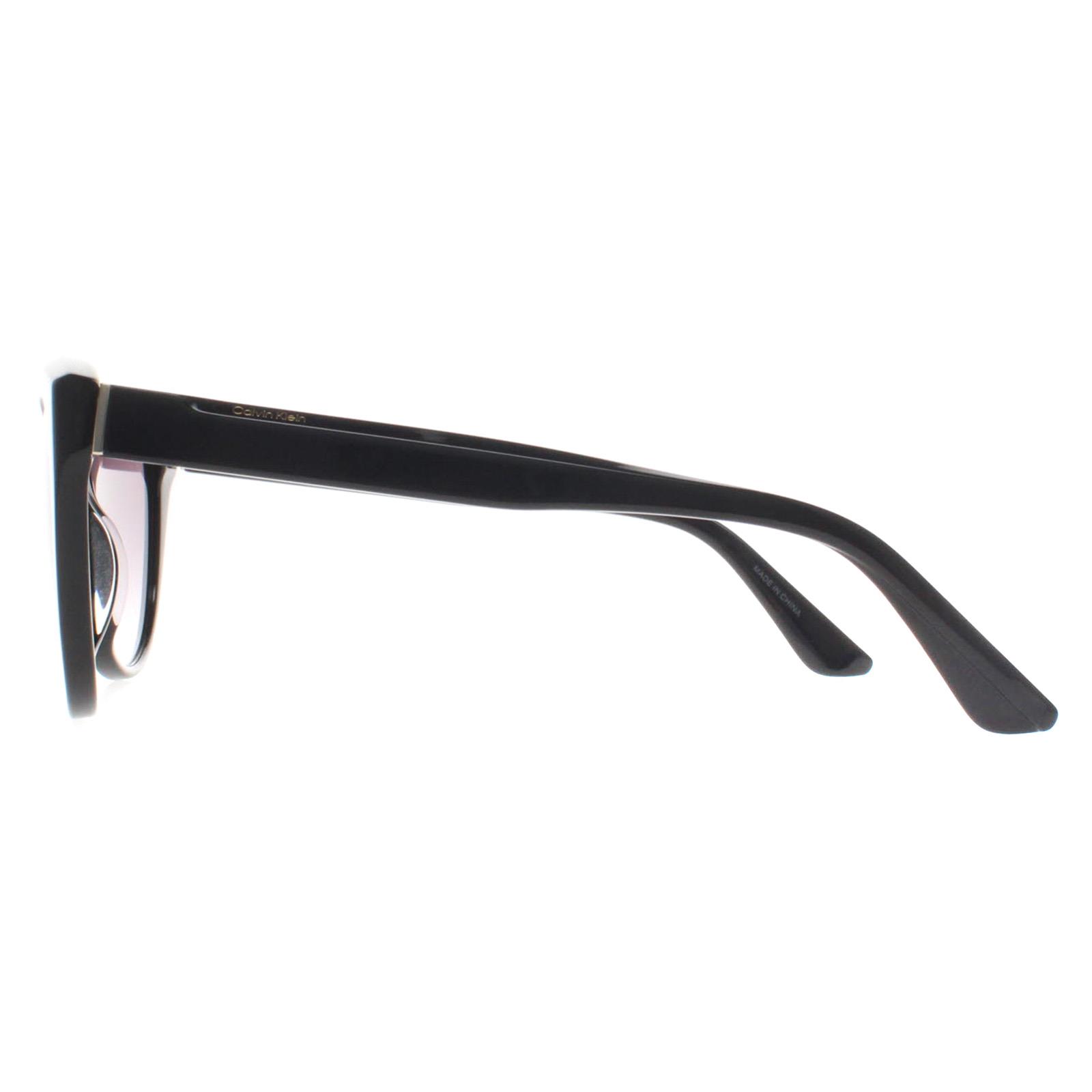Black Calvin Klein Black Cat Eye Black Gray Gradient CK22520S, Image 3 of 4