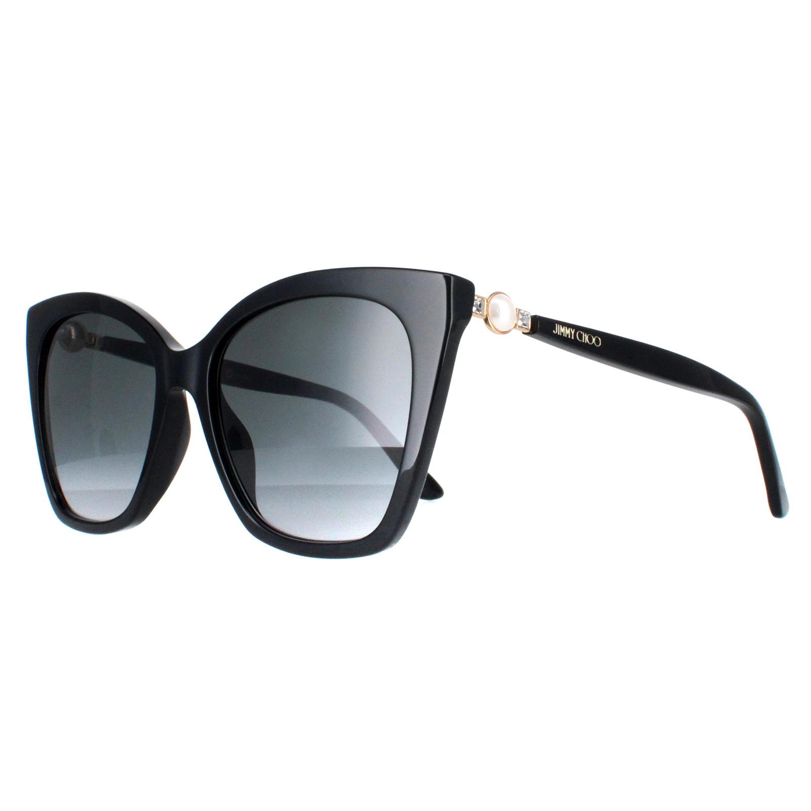 Black Jimmy Choo Black Cat Eye Black Grey Gradient RUA/G/S, Image 2 of 4