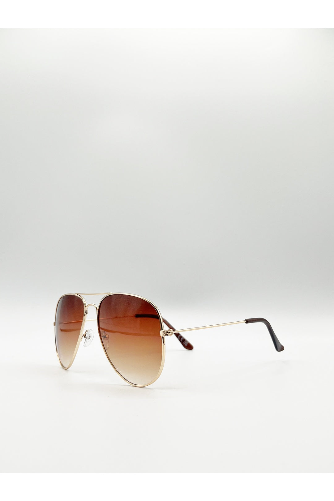 Gold Classic Pilot Gold Aviator Sunglasses, Image 2 of 6