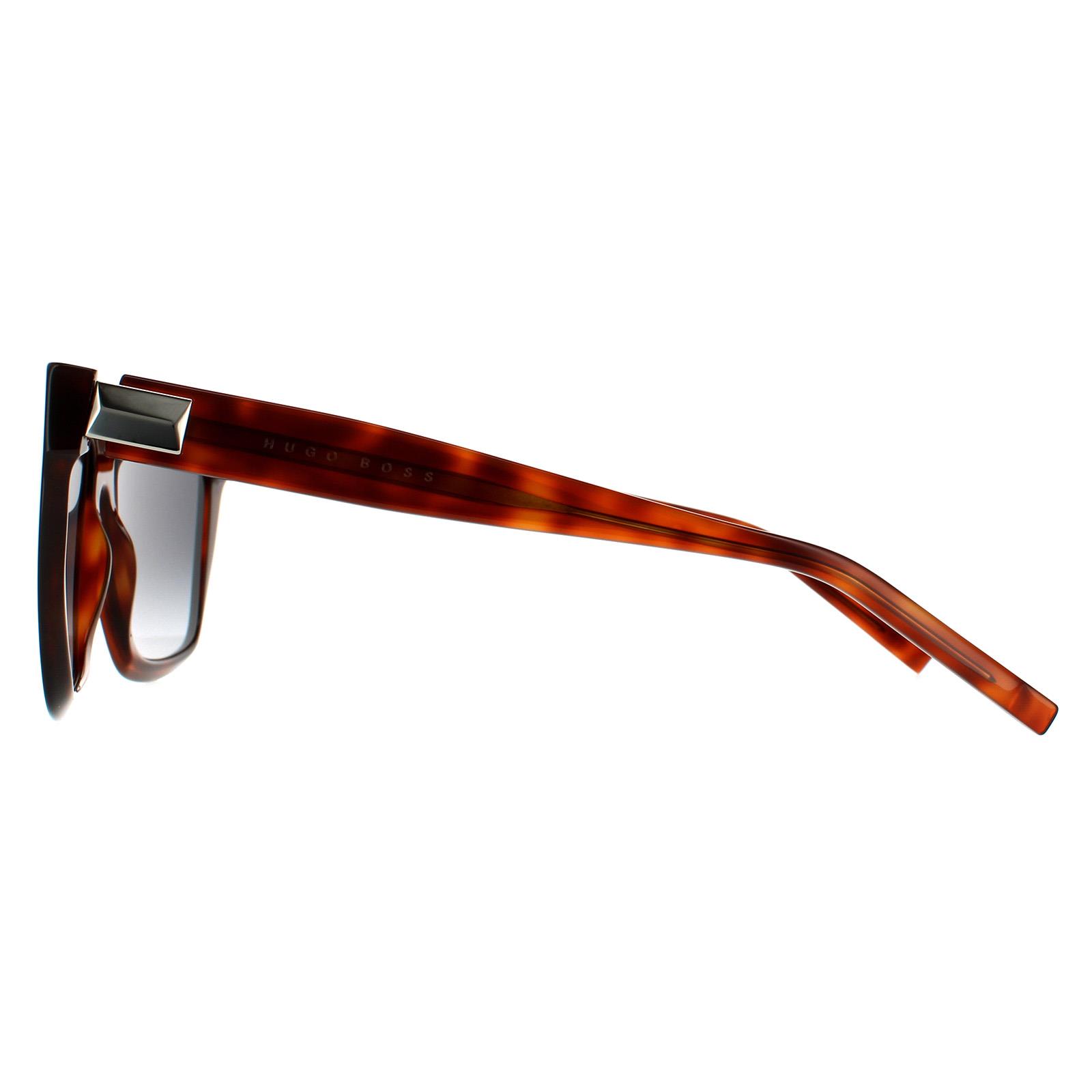 Brown Hugo Boss Brown Square Havana Dark Grey Gradient 90041091, Image 3 of 6