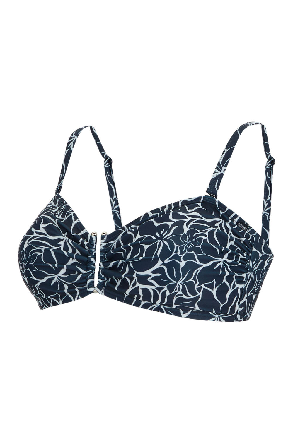 Navy Aceana III Petal Bikini Top, Image 4 of 6