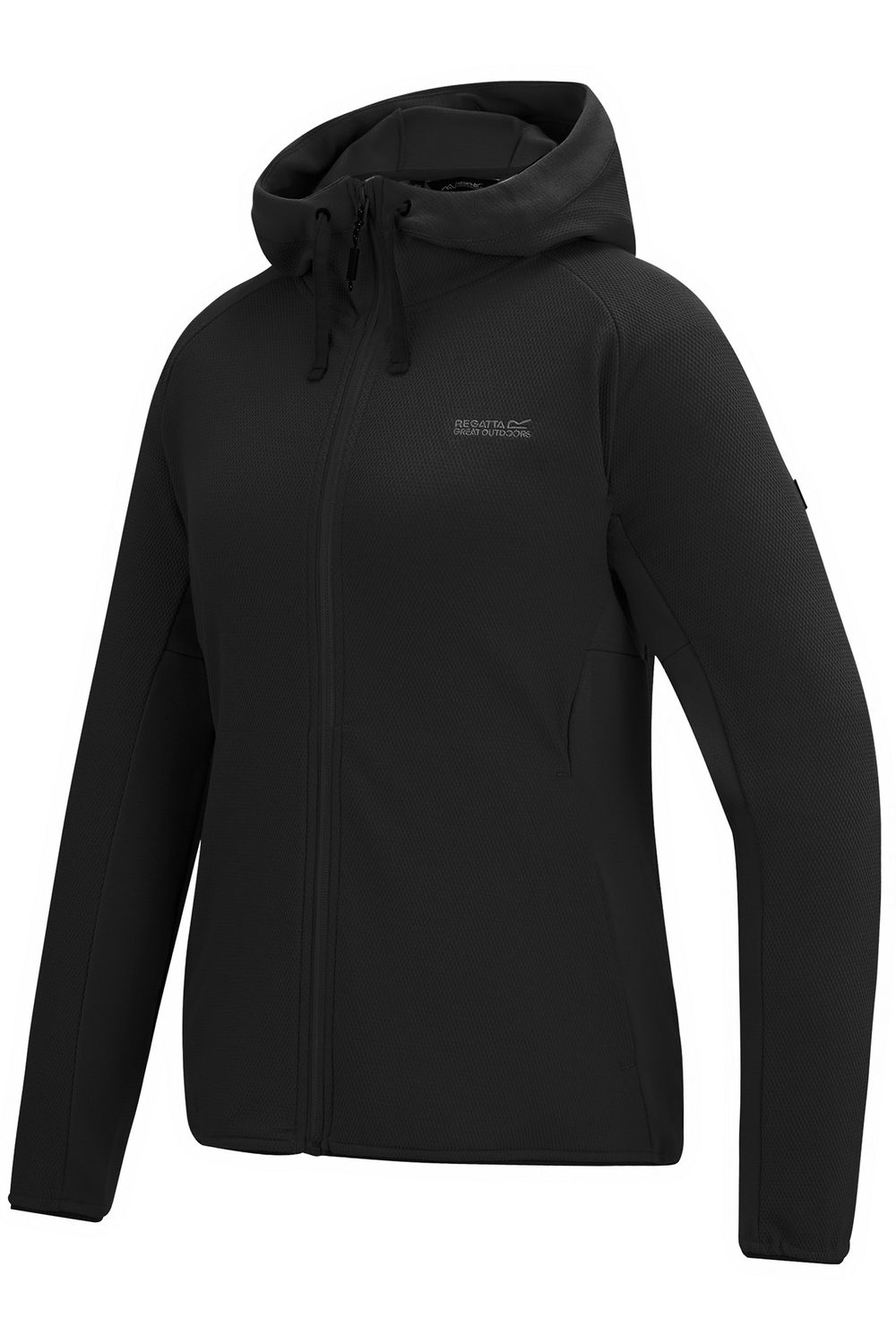 Black Nayna Fleece Jacket, Image 3 of 4