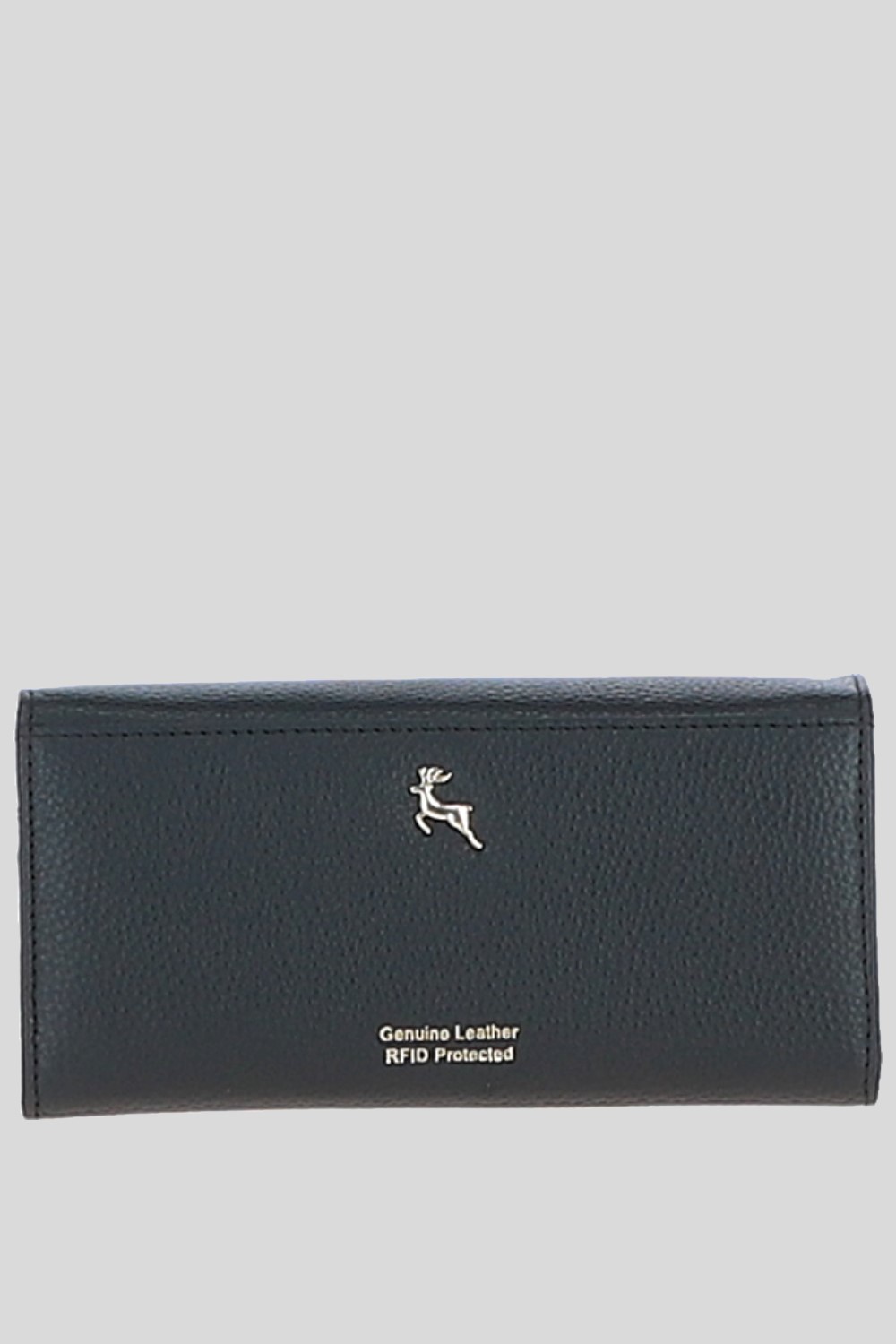 Black 'Stellara' Real Leather Purse, Image 2 of 3
