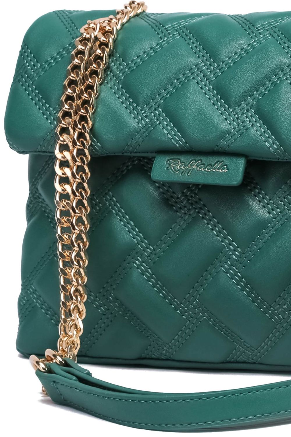 Green Quilted Chain Bag, Image 2 of 2