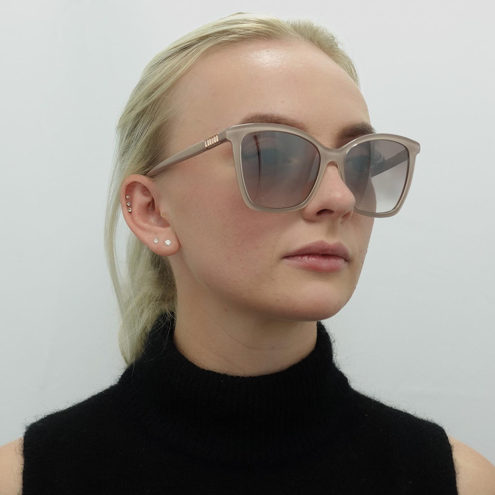 Pink Jimmy Choo Pink Square Nude Brown Silver Mirror ALI/S, Image 6 of 6