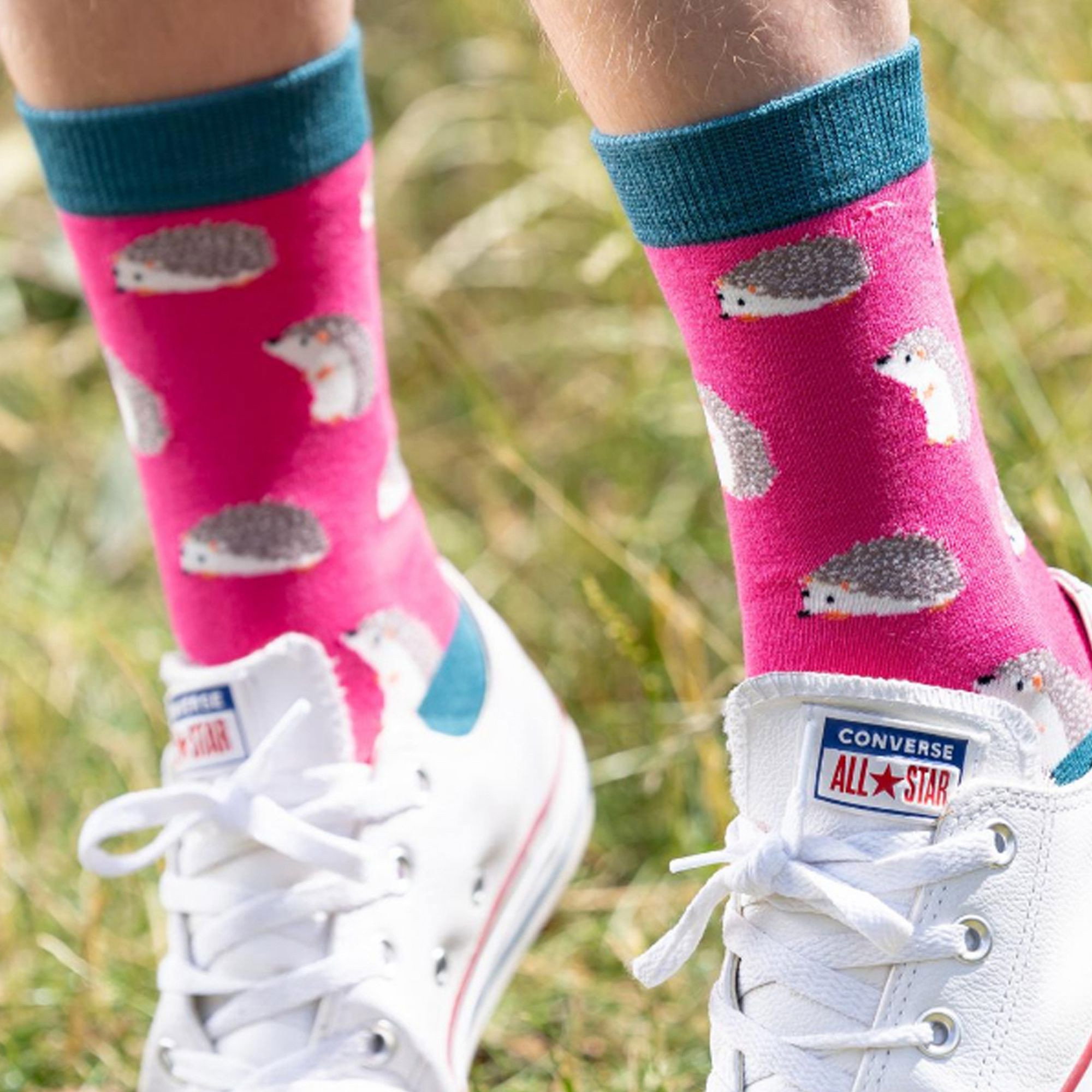 Cerise 1 Pack Novelty Animal Patterned Bamboo Socks, Image 3 of 4