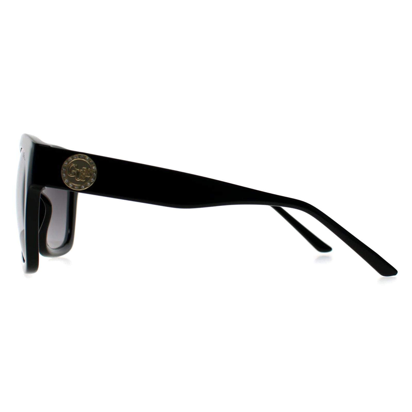 Black Guess Black Square Shiny Black Grey Gradient GF6128, Image 3 of 3