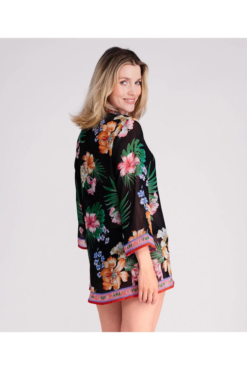 Black Murcia - Resort Cover-up, Image 3 of 3