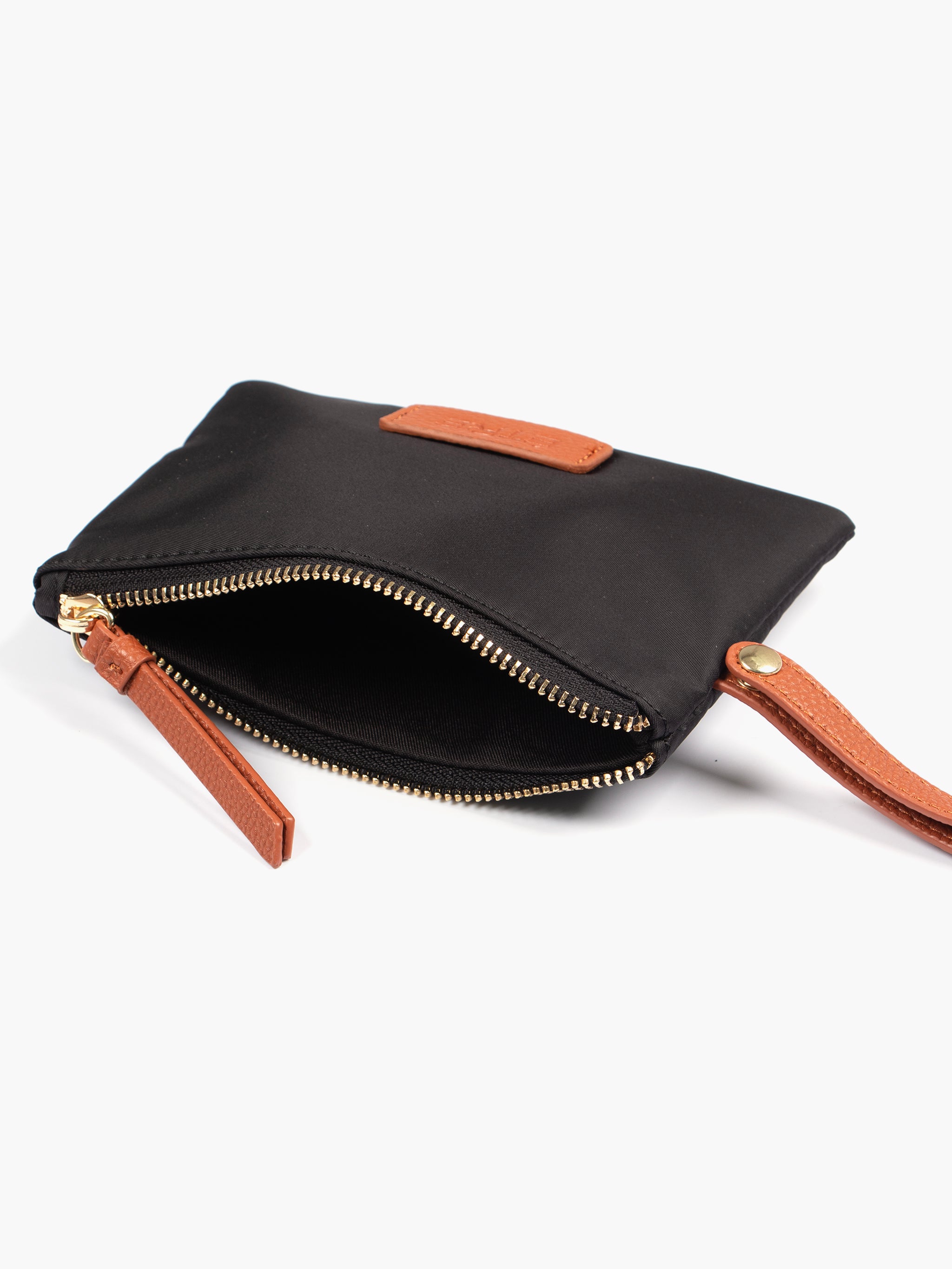 Black Wristlet Coin Purse Travel Wallet, Image 2 of 2