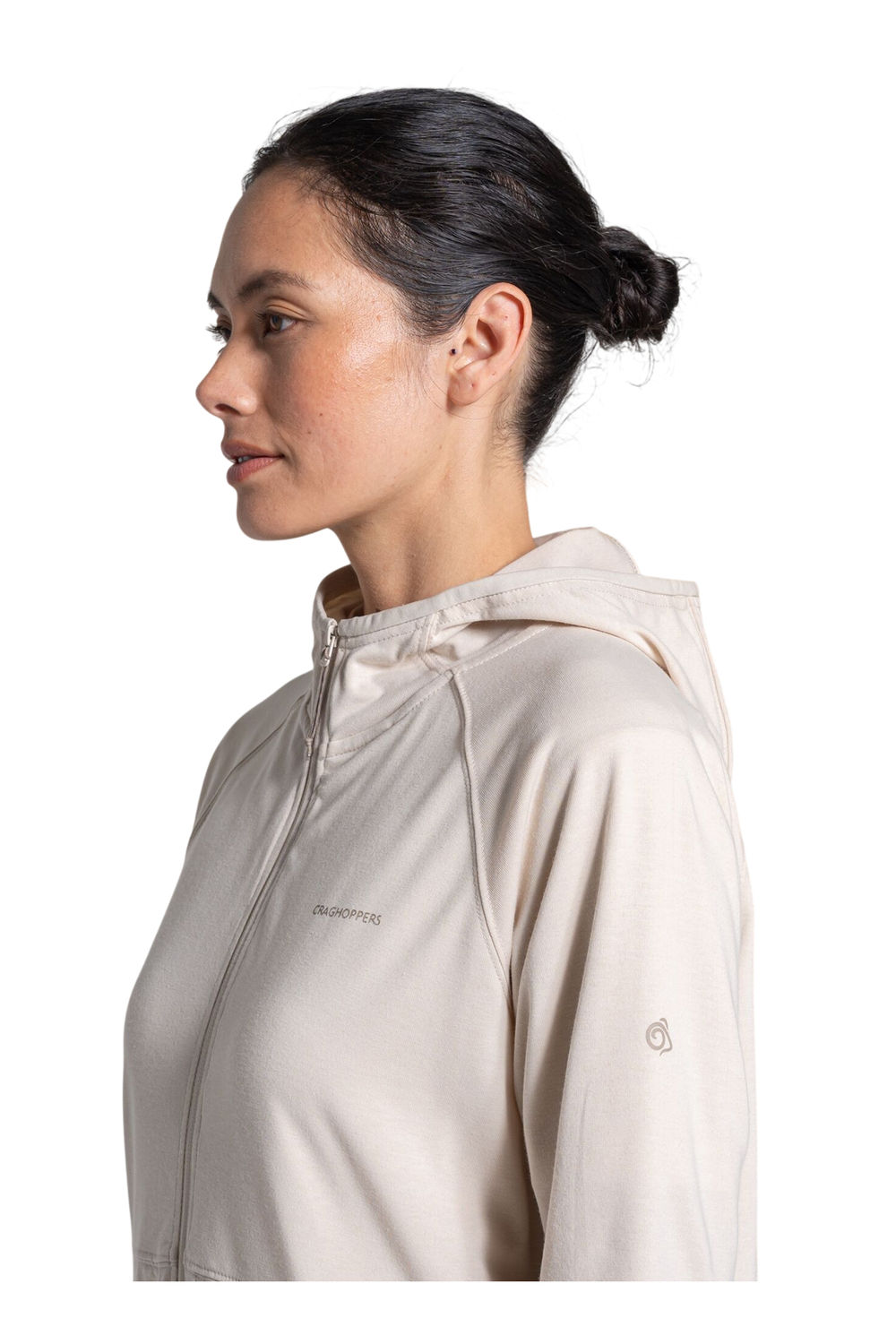 Ivory Aya Nosilife Hooded Jacket, Image 3 of 4