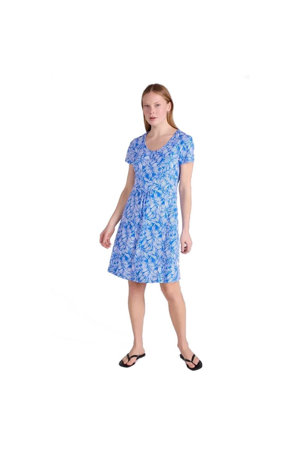 Blue Essentials Lora Stripe Skater Dress, Image 2 of 3