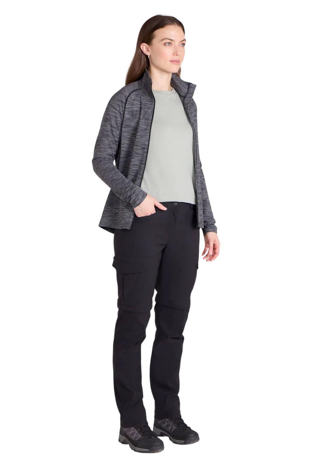 Black Conniston ZipOff Trousers, Image 3 of 4