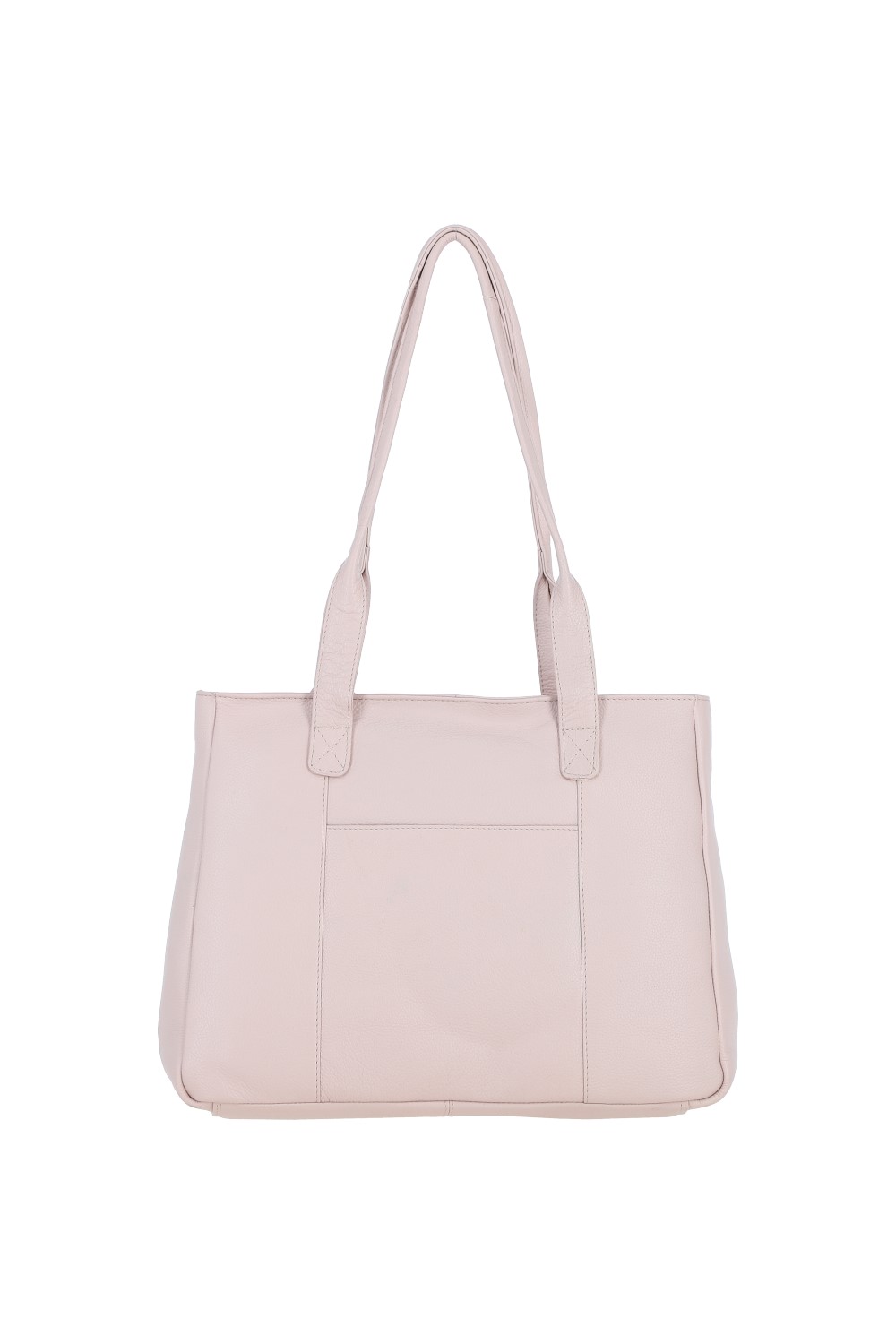 Light Pink 'London' Real Leather Shoulder Bag, Image 4 of 5