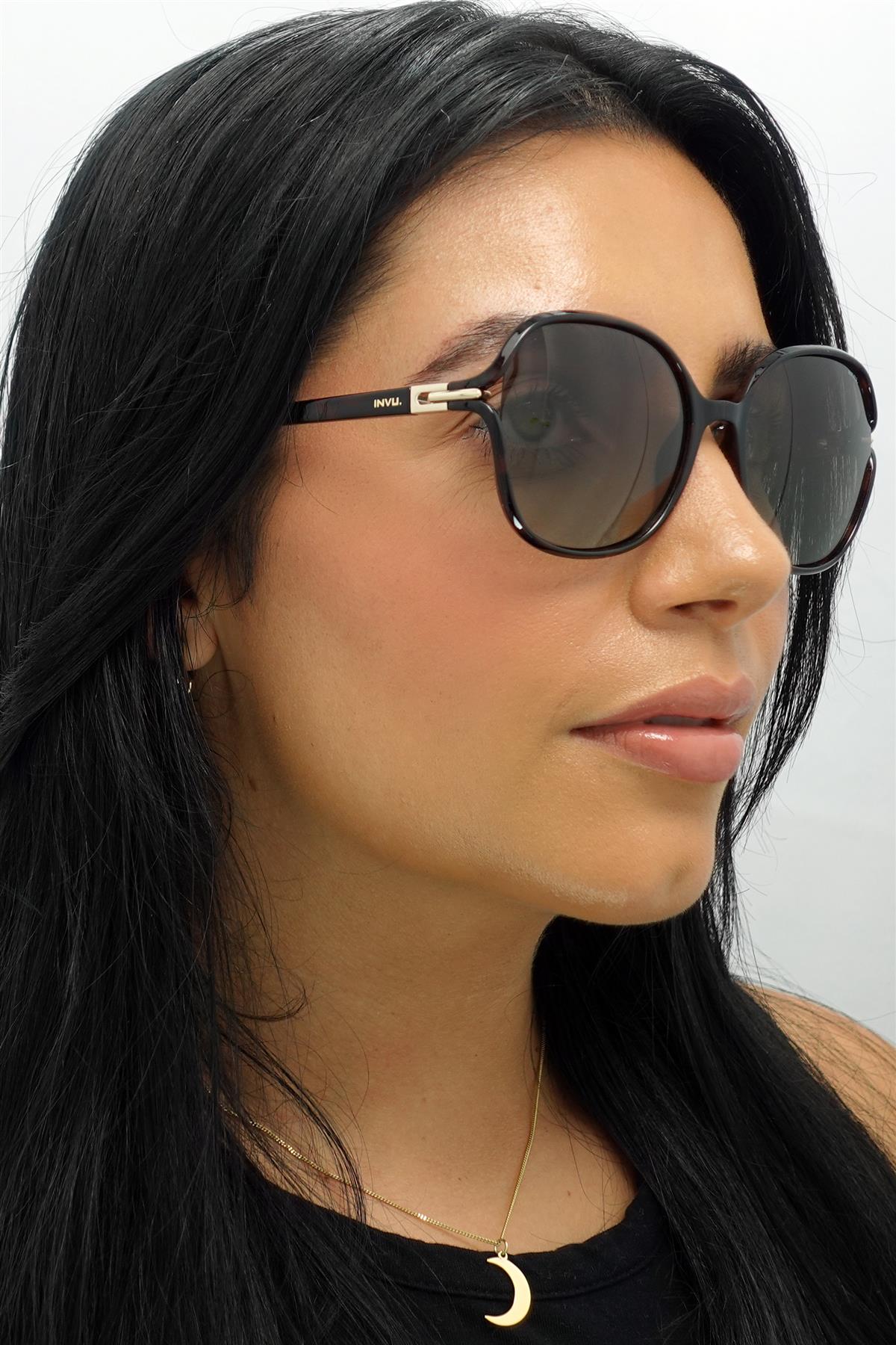Brown Square Warm Demi Brown Tortoise Brown Polarized B2114, Image 5 of 5