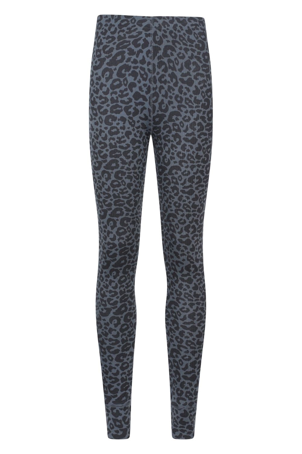 Grey Talus Leopard Print Thermal Leggings, Image 1 of 4