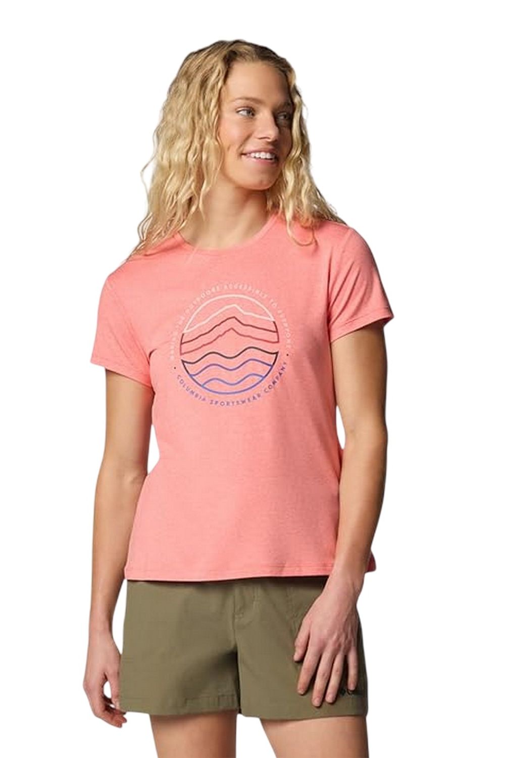 Pink Sloan Ridge Graphic Print TShirt, Image 1 of 3