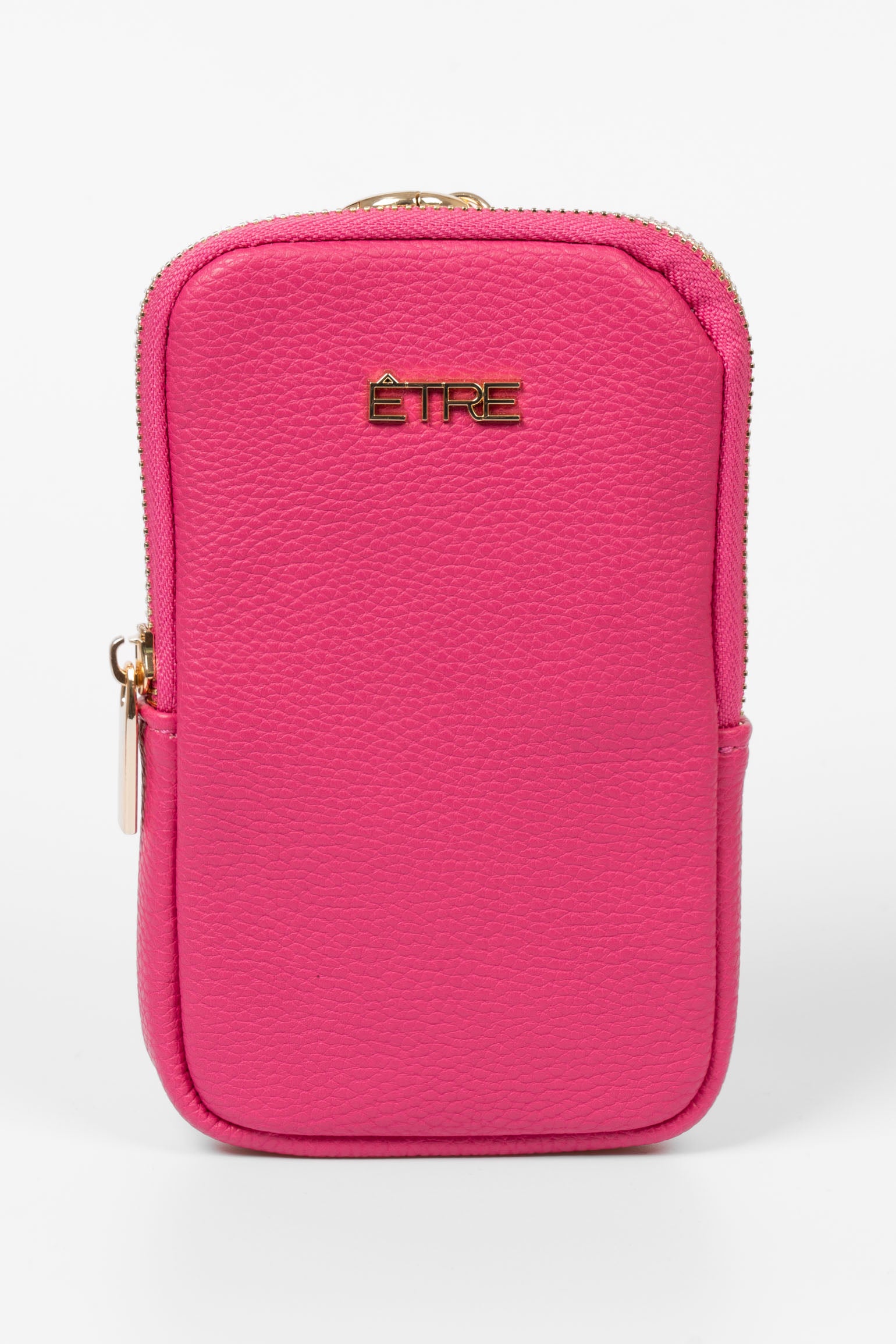 Pink Etre Pink Faux Leather Glasses Case, Image 1 of 3