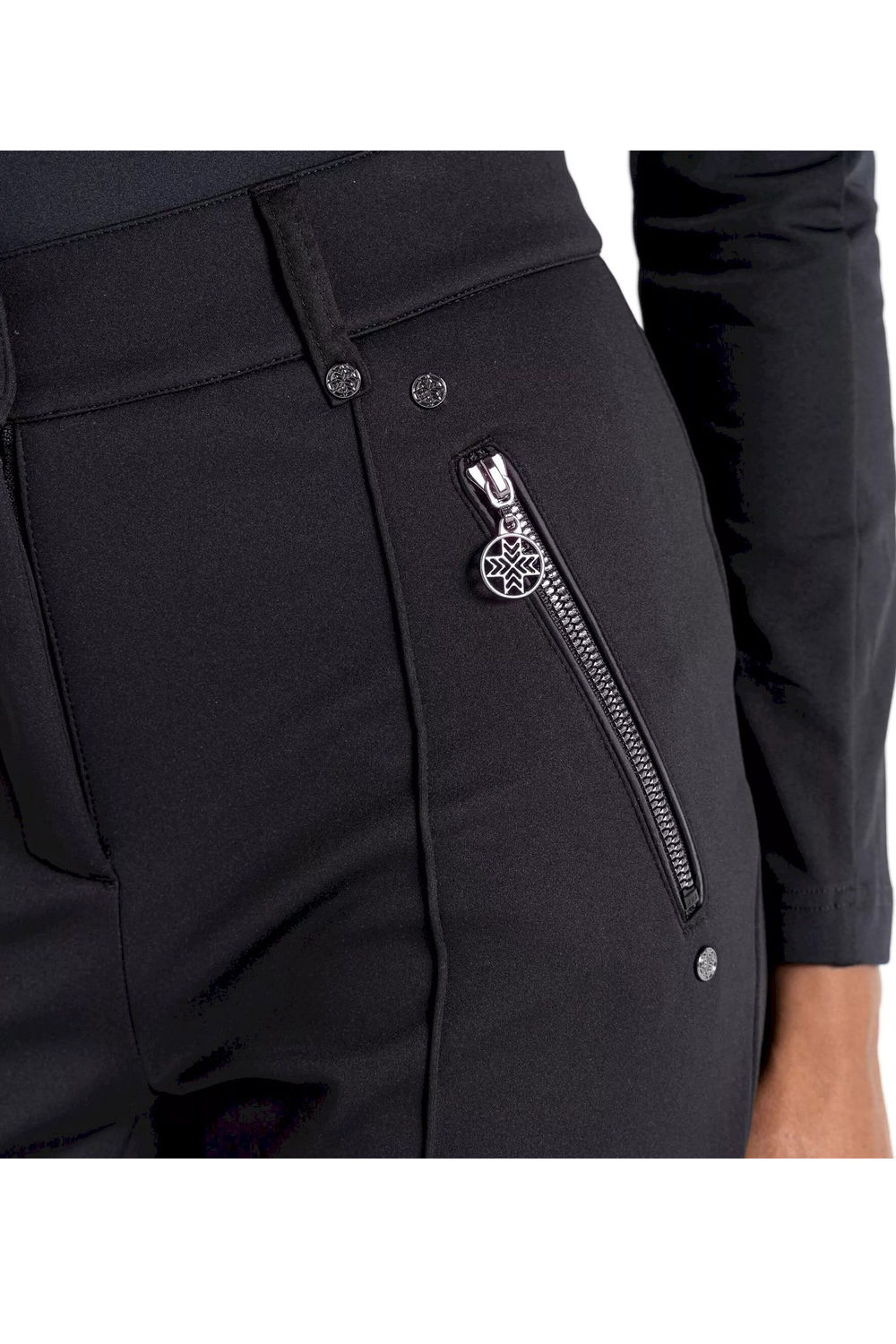 Black Julian Macdonald Regimented Ski Trousers, Image 5 of 8