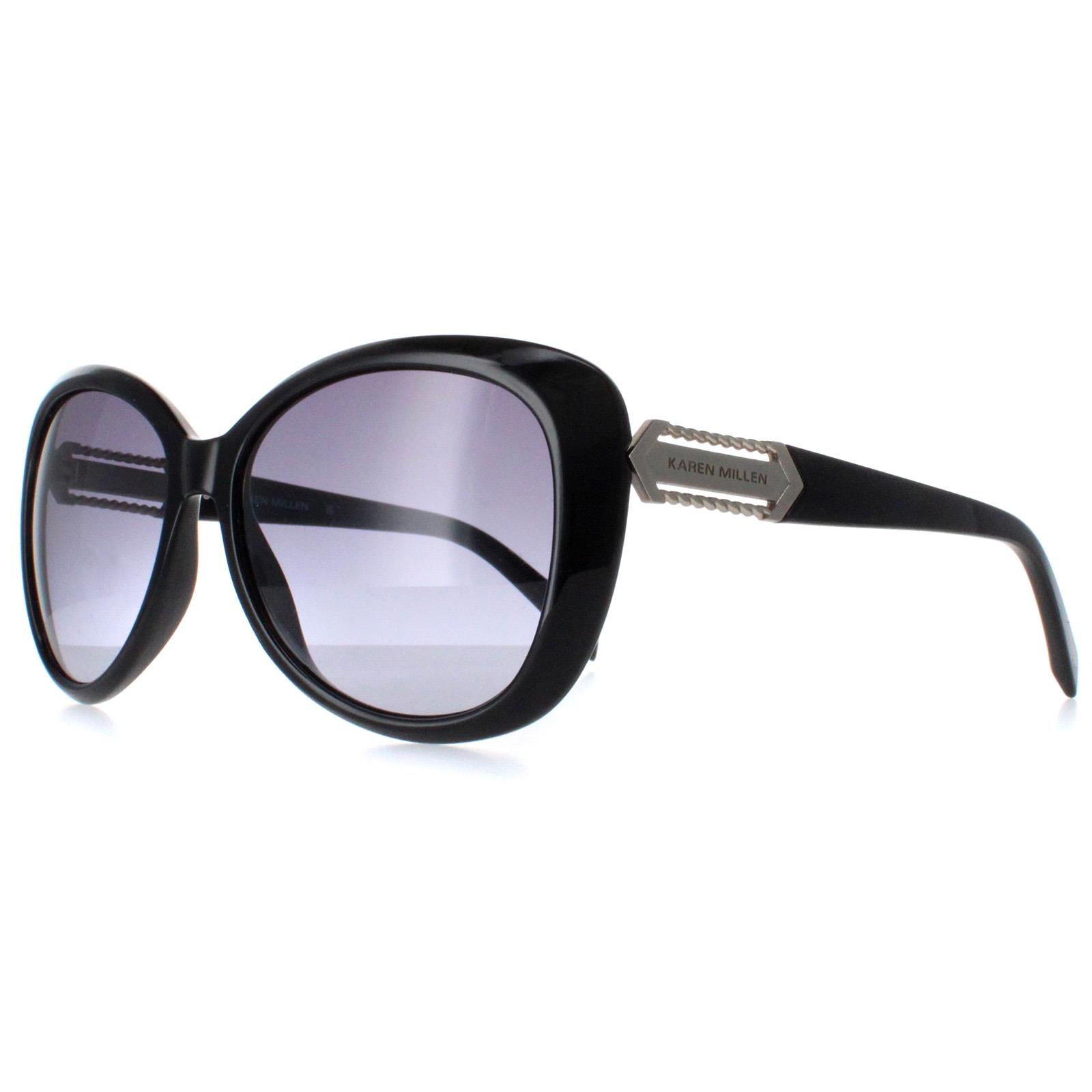 Black Karen Millen Black Butterfly Black Dark Grey Gradient KM5049, Image 2 of 4