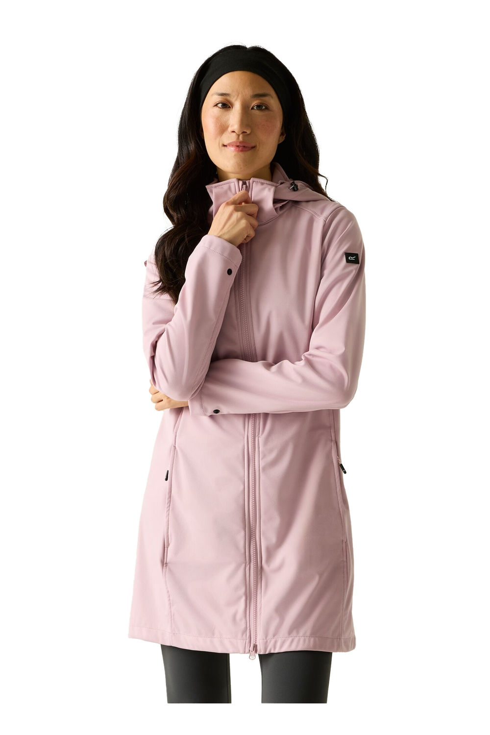Lilac Carisbrooke Softshell Waterproof Jacket, Image 4 of 4