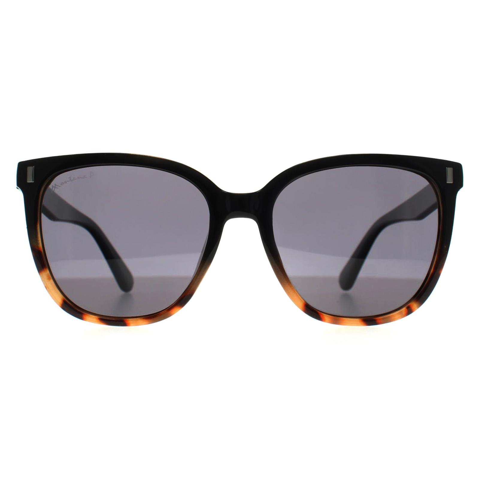 Black Butterfly Shiny Black Turtle Smoke Polarized MP190, Image 1 of 4