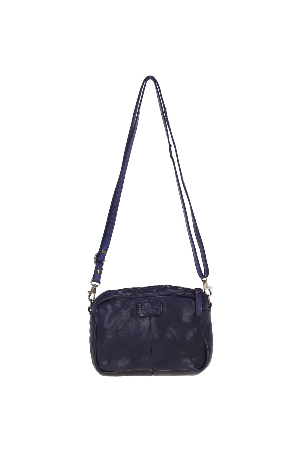 Purple Ashwood Leather Purple Real Leather Vintage Cross Body Bag, Image 4 of 5