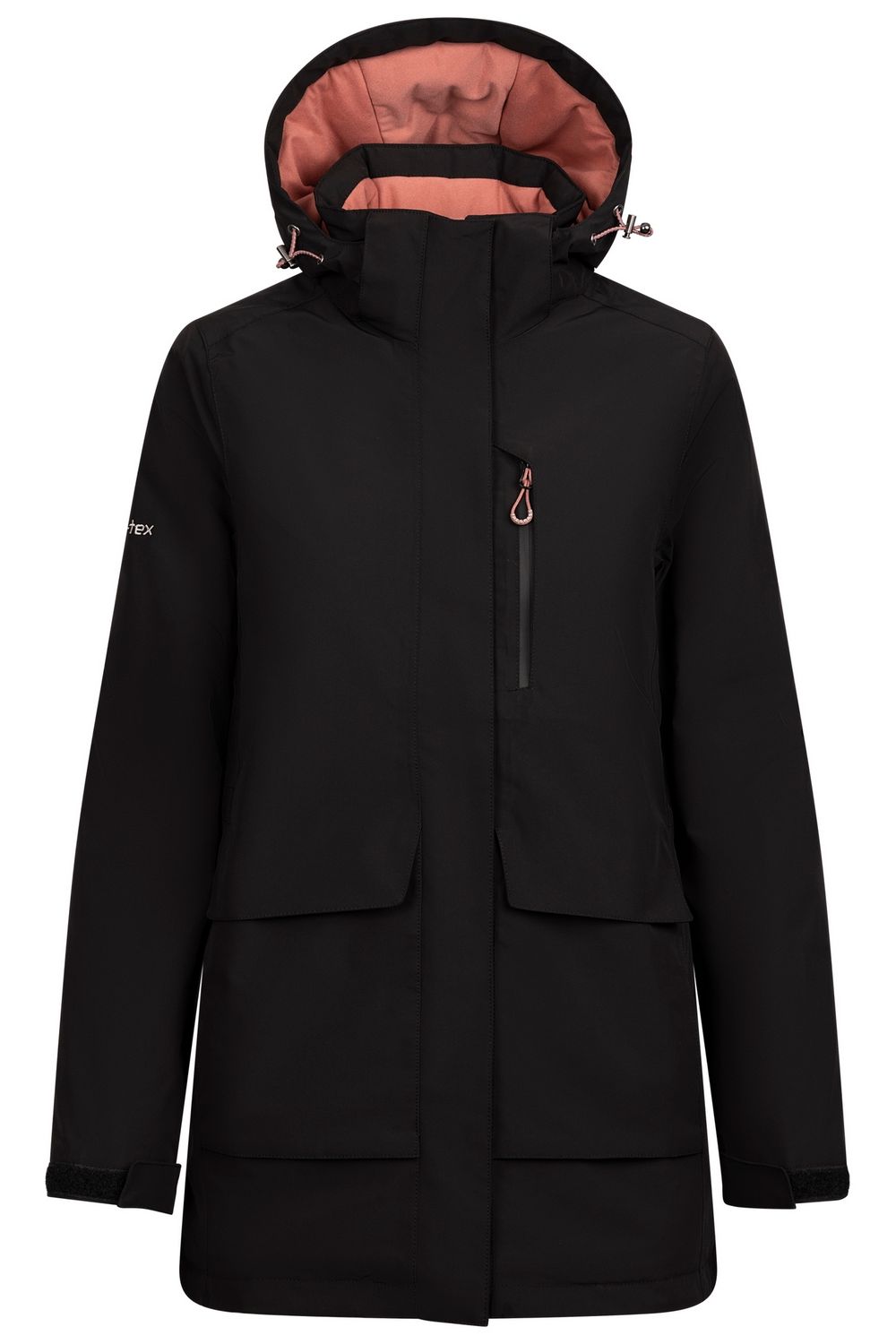 Black Trespass Black Hosho Waterproof Jacket, Image 1 of 5