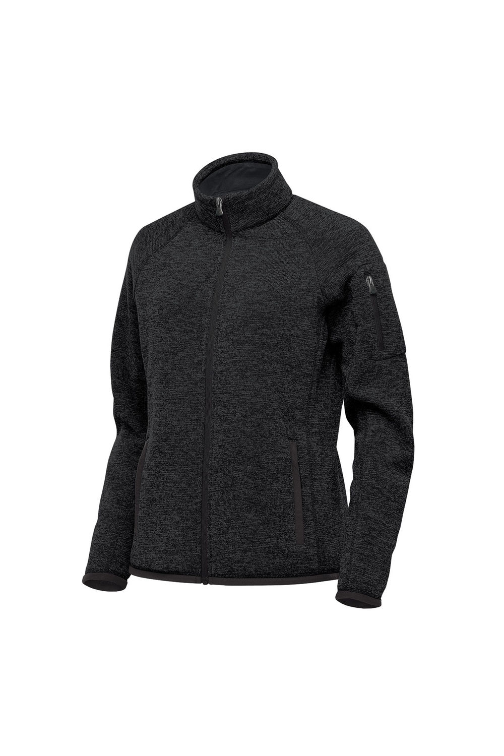 Black Avalanche Full Zip Fleece Jacket, Image 3 of 3