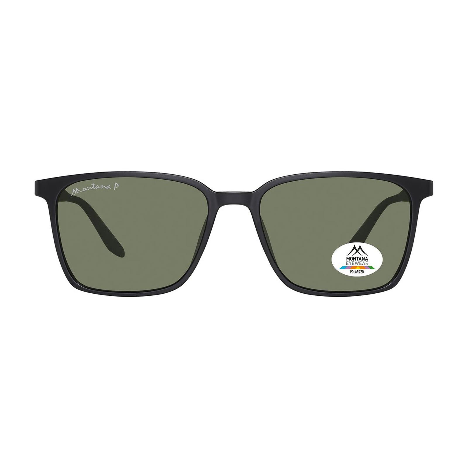 Black Square Matte Black G-15 Green Polarized MP186, Image 1 of 3