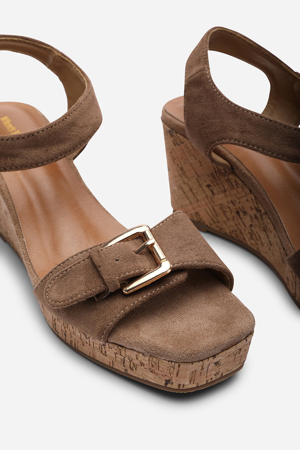 Camel Where's That From Camel Olivine Double Strap Platform Wedge, Image 5 of 6