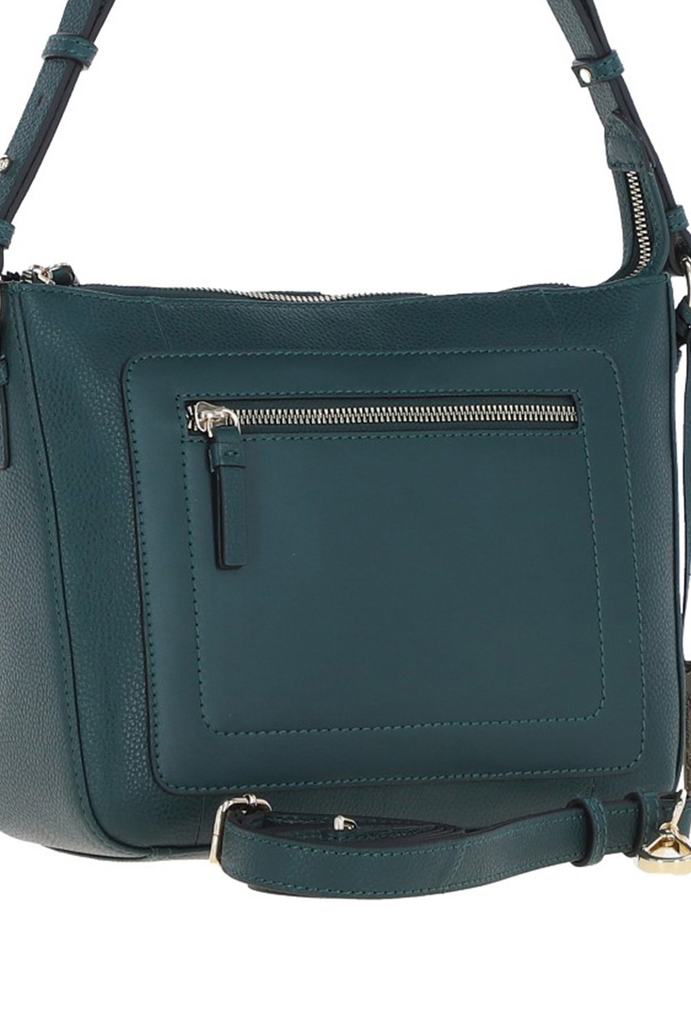 Green Real Leather Shoulder Bag, Image 2 of 5